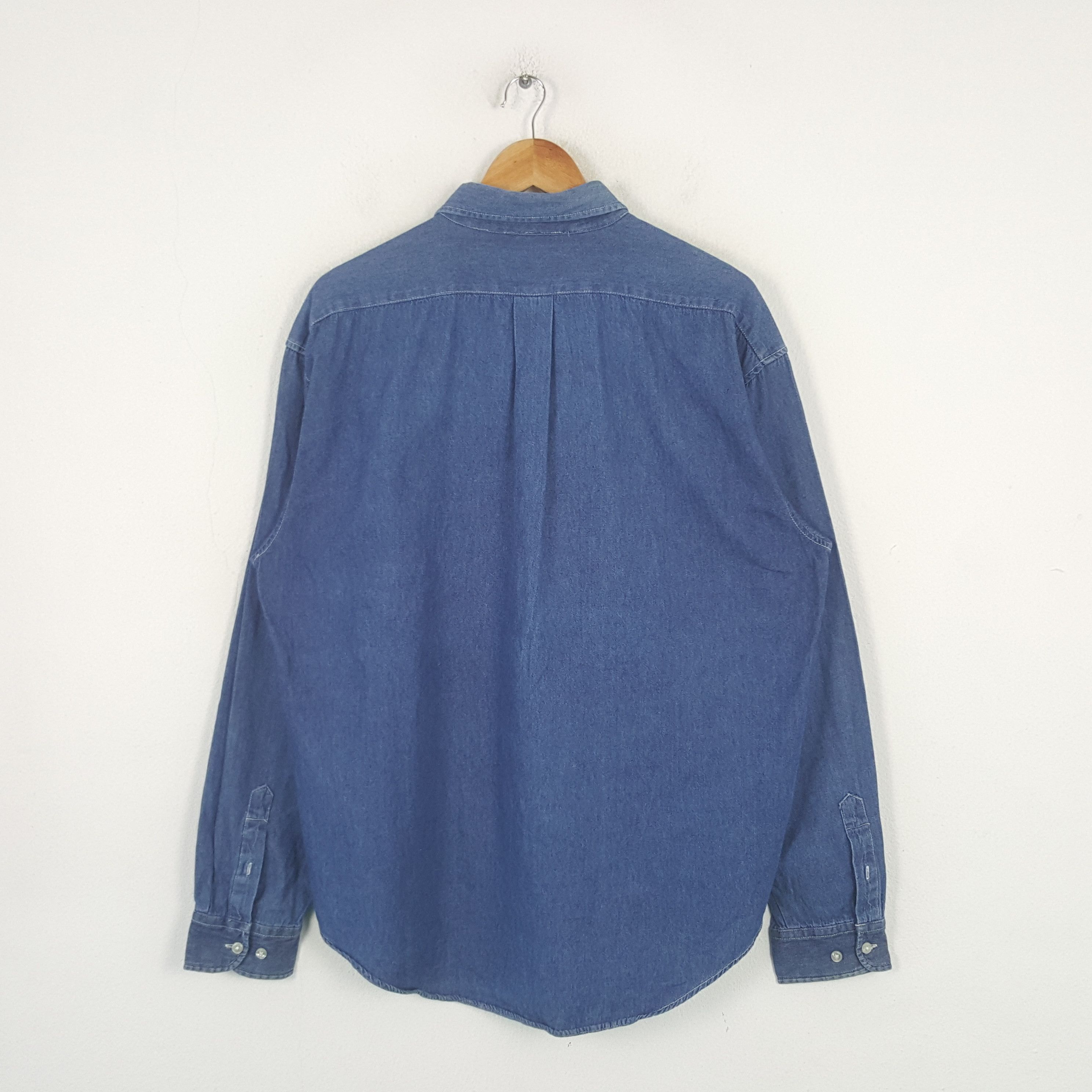 Polo Ralph Lauren Vintage Polo by Ralph Lauren Denim Shirt Button Up C294N27 Size US XL / EU 56 / 4 - 3 Thumbnail
