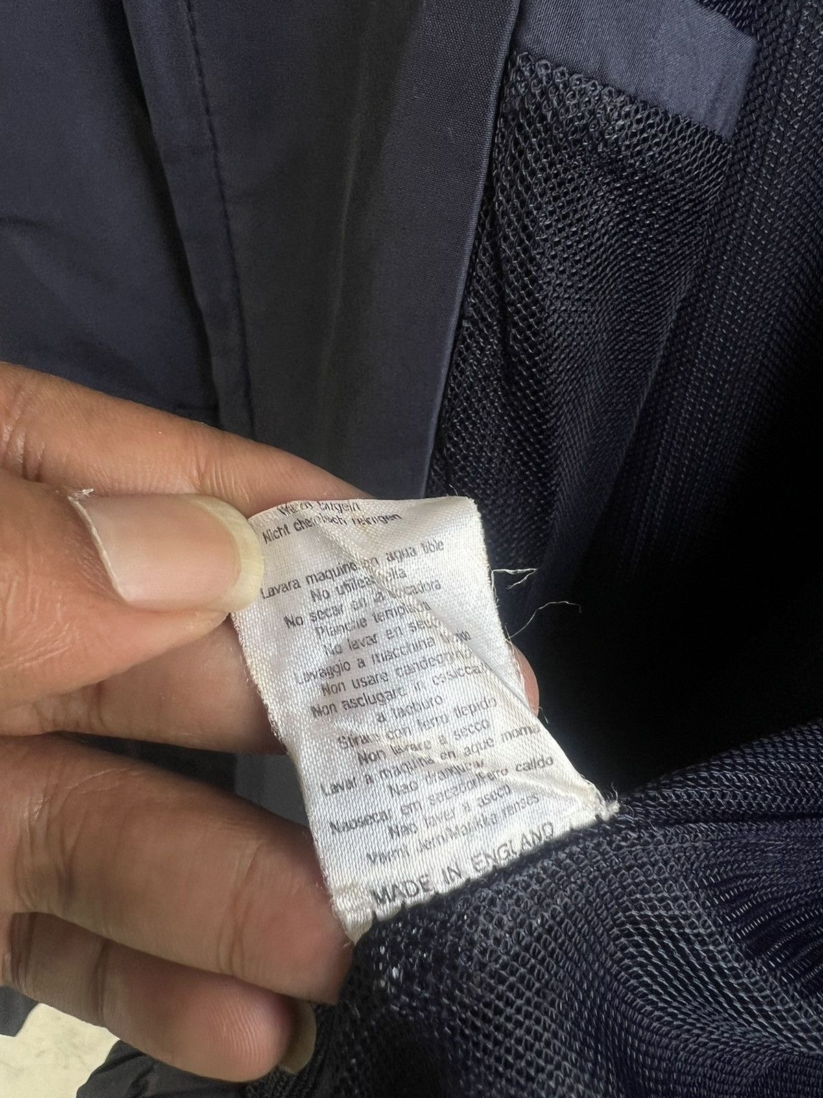 Burberry Burberrys Embroidered Logo Nylon Windbreaker Jacket Size US XL / EU 56 / 4 - 8 Thumbnail