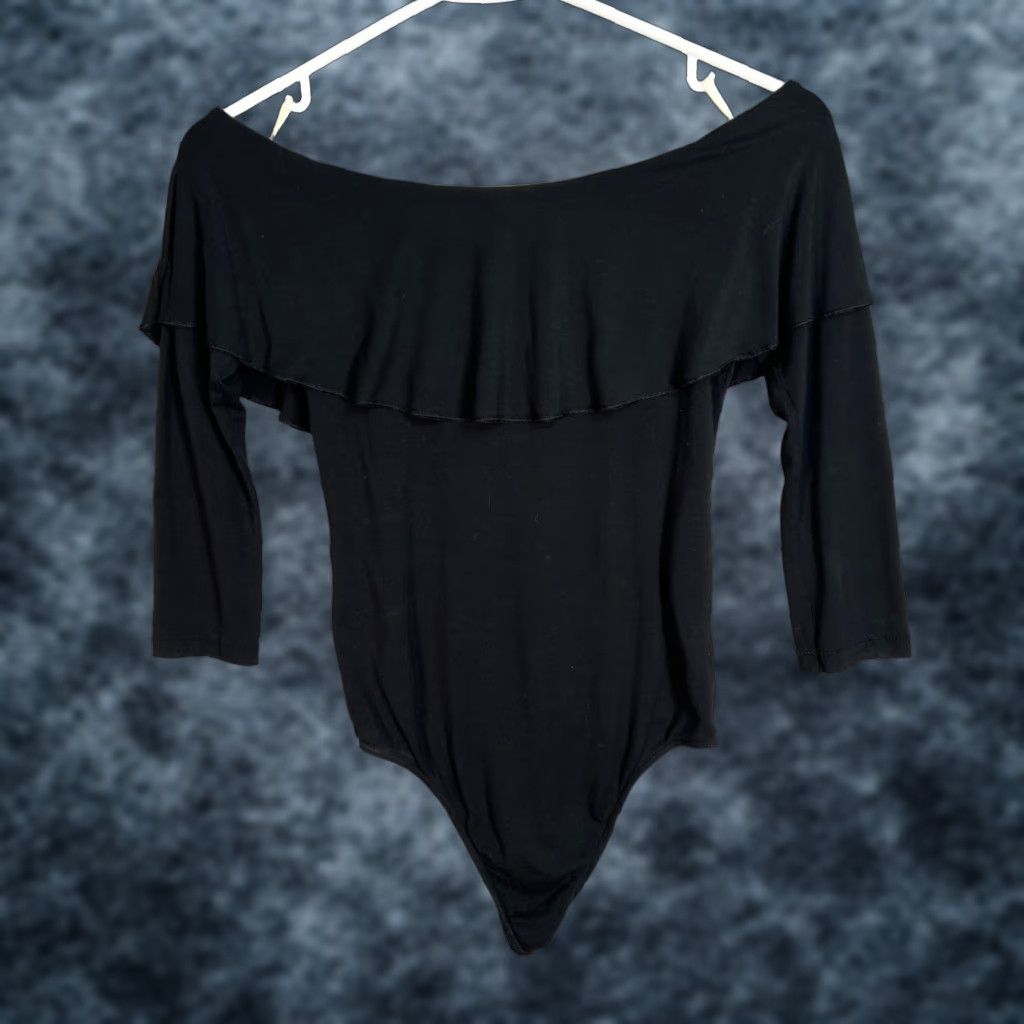 Vintage VINTAGE Wilfred Bodysuit Womens 1/2 Sleeve Black Size S/Small Shirt Womens Bodysuit 5 Size S / US 4 / IT 40 - 1 Thumbnail