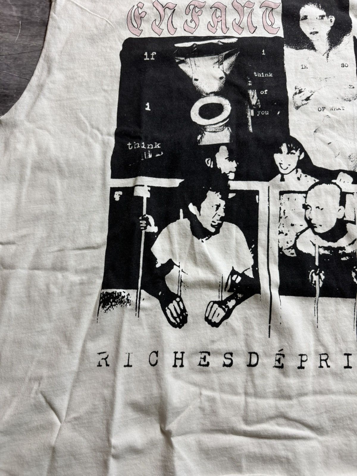 Enfants Riches Deprimes ENFANTS RICHES DEPRIMES ENDLESS BLOCKADES CUT OFF T-SHIRT Size US XXL / EU 58 / 5 - 3 Thumbnail