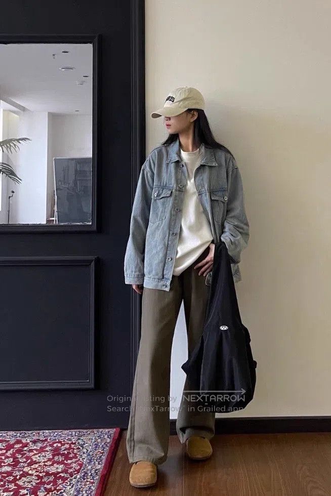 Balenciaga Balenciaga Distressed Washed Off-Shoulder Jacket Size US S / EU 44-46 / 1 - 1 Thumbnail
