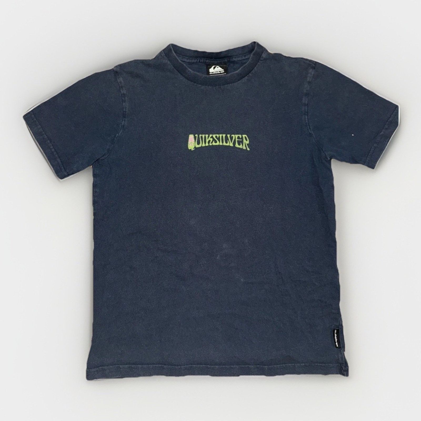 Quicksilver × Vintage Kids Quiksilver Surf T-Shirt Blue M 90s Single Stitch 16x21 Size US M / EU 48-50 / 2 - 3 Thumbnail