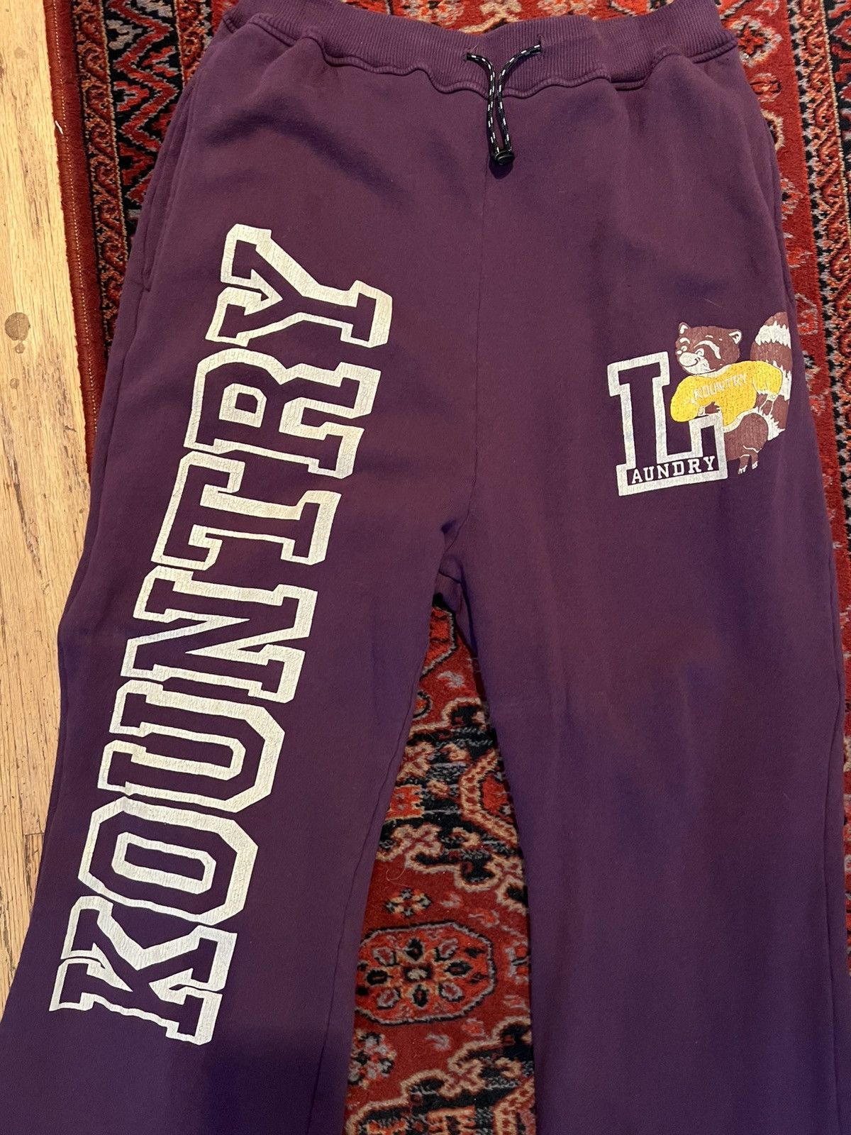 Kapital × Kapital Kountry Kapital fleece flared sweatpants (kountry print) Size US 34 / EU 50 - 2 Thumbnail
