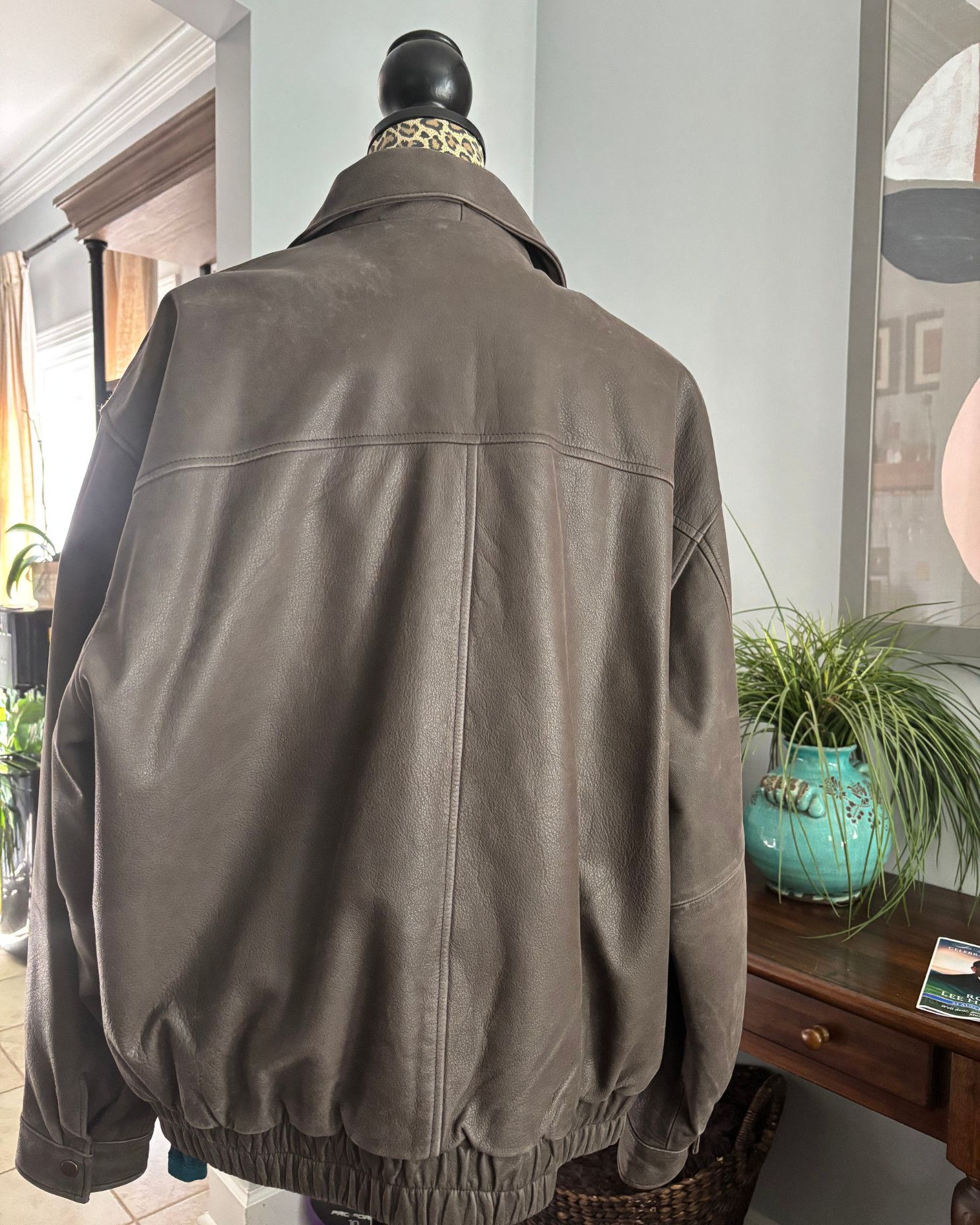 G-III Vintage G-III Genuine Leather Bomber Jacket – Size Large Size US L / EU 52-54 / 3 - 5 Thumbnail