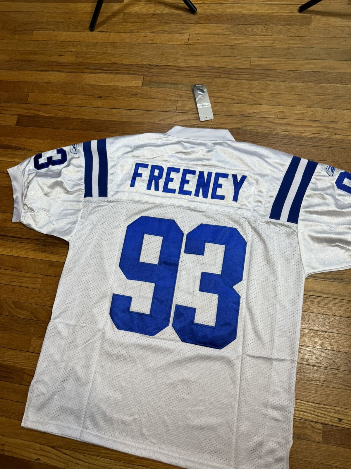 NFL × Vintage Dwight Freeney Reebok NFL Jersey Indianapolis Colts White Size US L / EU 52-54 / 3 - 7 Thumbnail