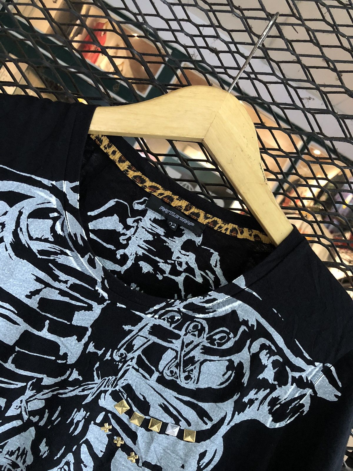 If Six Was Nine × Japanese Brand × Le Grande Bleu (L.G.B.) JAPANESE RATTLE TRAP SKELETON TEE SHIRT Size US S / EU 44-46 / 1 - 4 Thumbnail