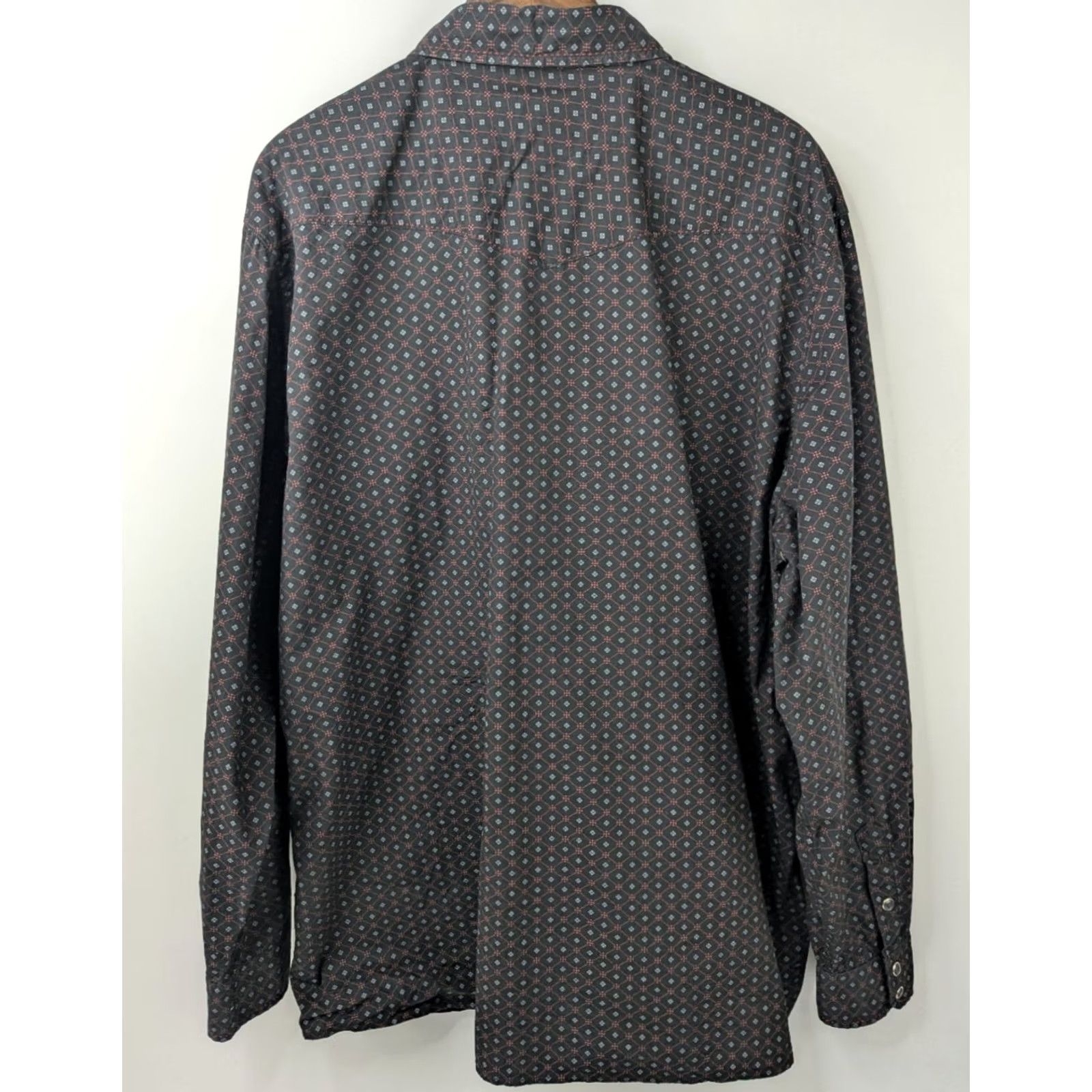 Cody James Cody James Mens Western Shirt 2XL Black Plaid Pearl Snap Regular Fit Button-Up Cowboy Shirt Mens Size US XXL / EU 58 / 5 - 4 Thumbnail