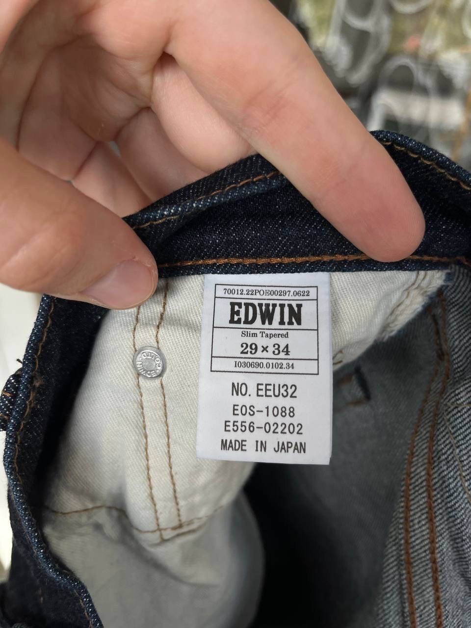 Edwin Edwin Japanese Selvedge Denim Slim Tapered Jeans ED-80 Size US 29 - 15 Thumbnail