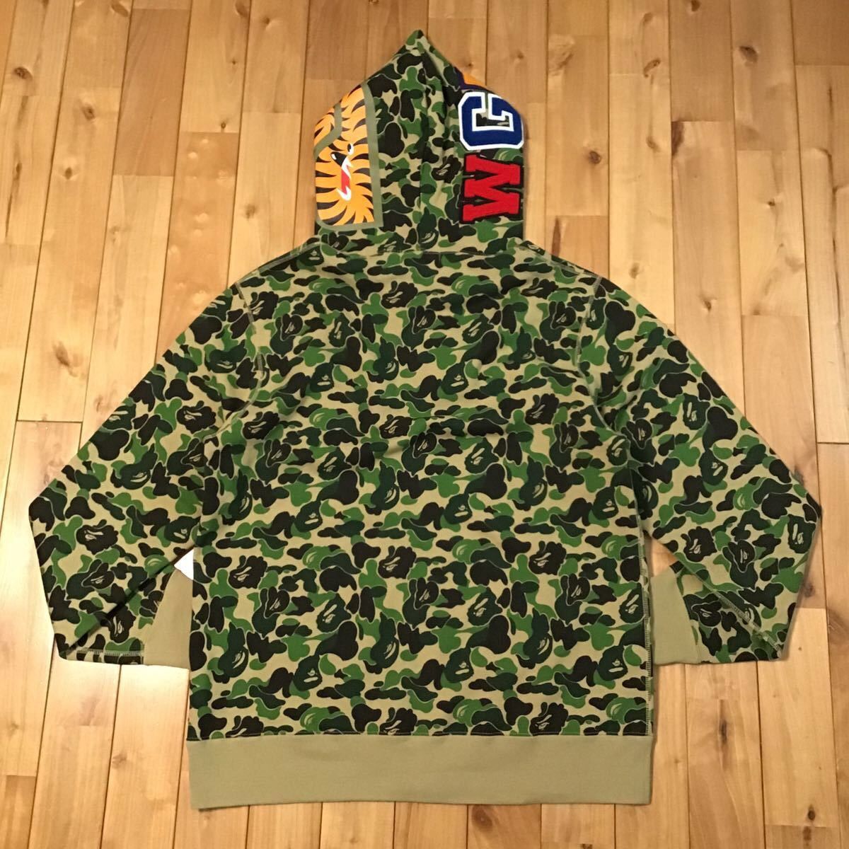 Bape 🔥2XL🔥 BAPE ABC camo green shark full zip hoodie APE XXL Size US XXL / EU 58 / 5 - 2 Thumbnail