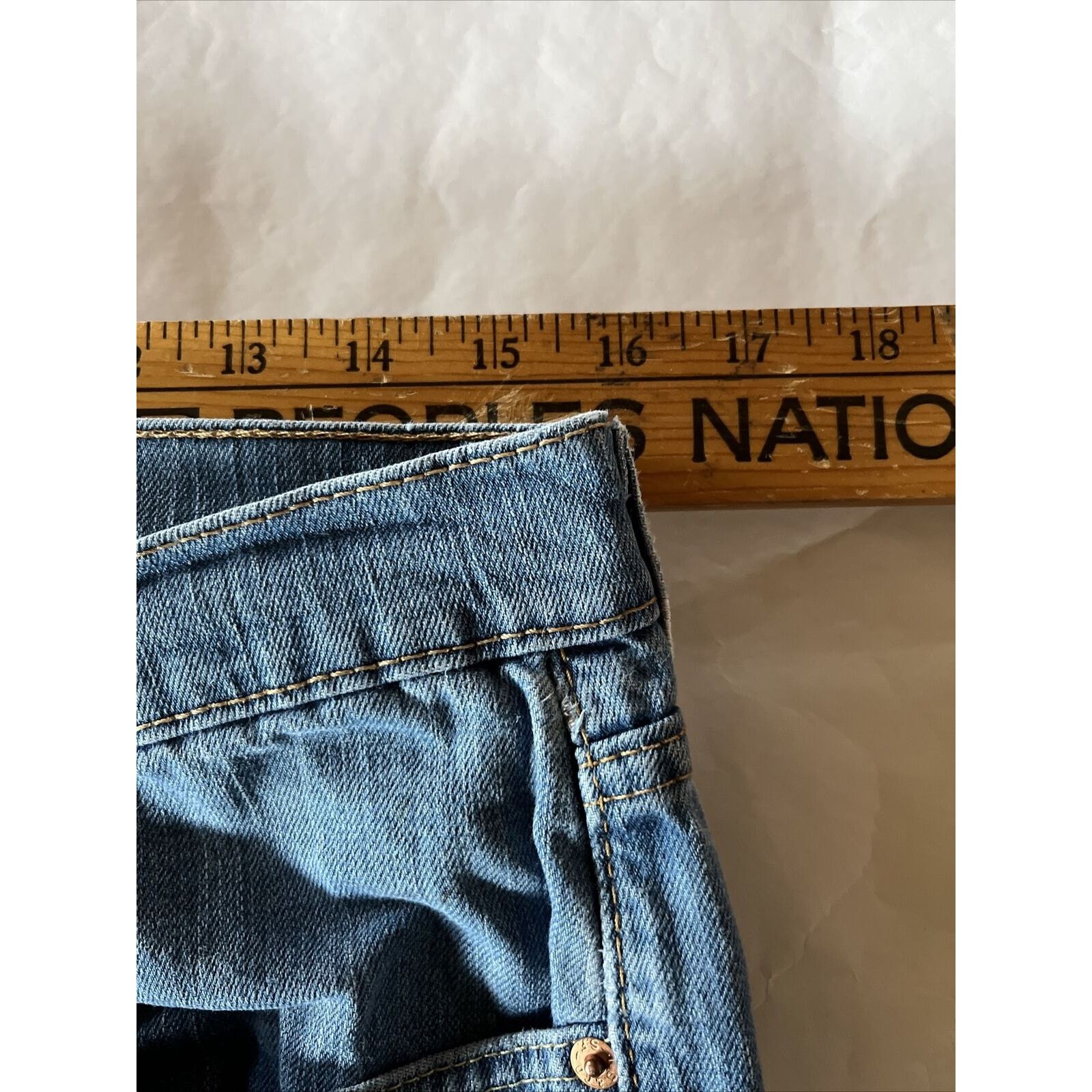 Levi's Levi’s 514 Jeans Mens 31x30 Blue Cotton Denim Light Wash Y2k Size US 31 - 4 Thumbnail