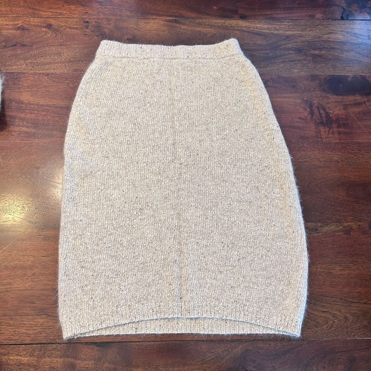 Vintage IB Diffusion Silk Angora Lambswool Nat. Sweater Skirt Set Size S / US 4 / IT 40 - 8 Thumbnail