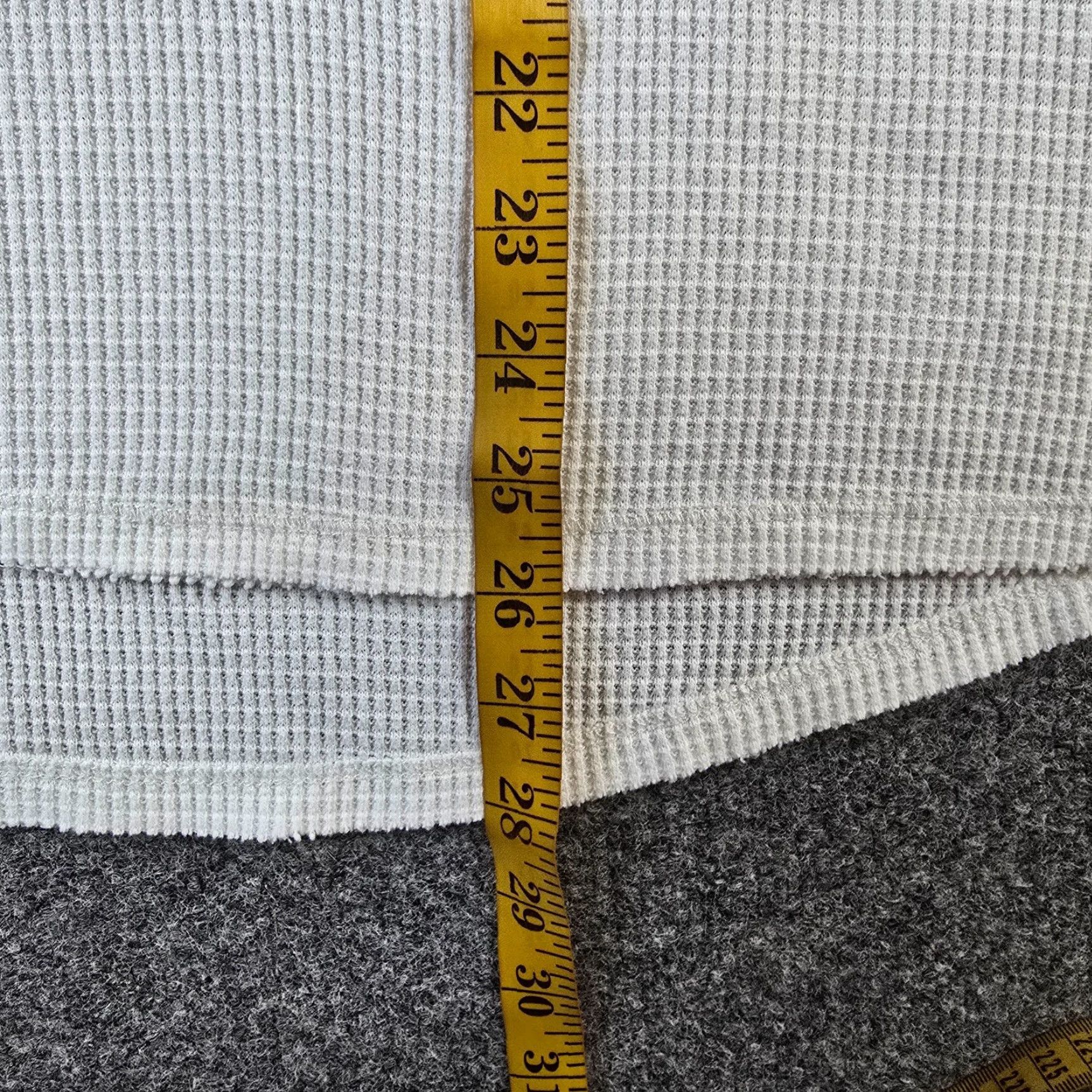 Anthropologie T.La Anthropologie Top Womens Medium White Thermal Waffle Knit Lounge Casual Tee Size M / US 6-8 / IT 42-44 - 6 Thumbnail