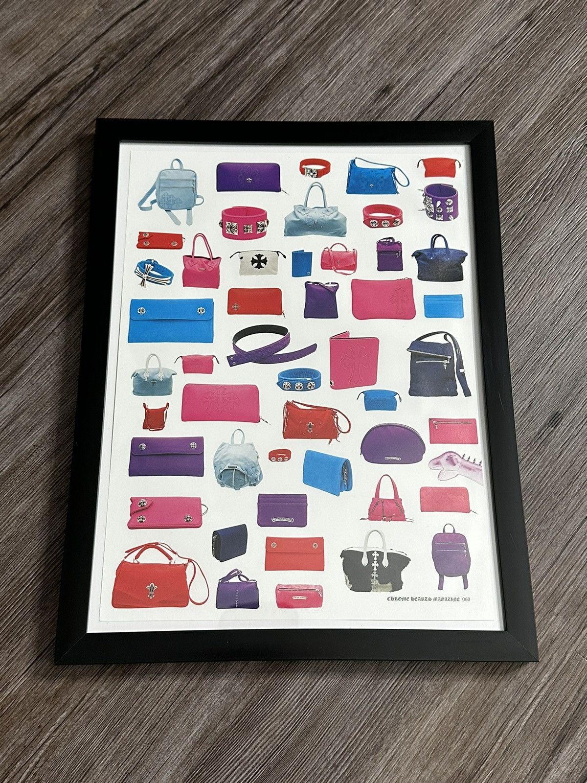 image of Chrome Hearts Bags 9X12 Framed Poster, Men's