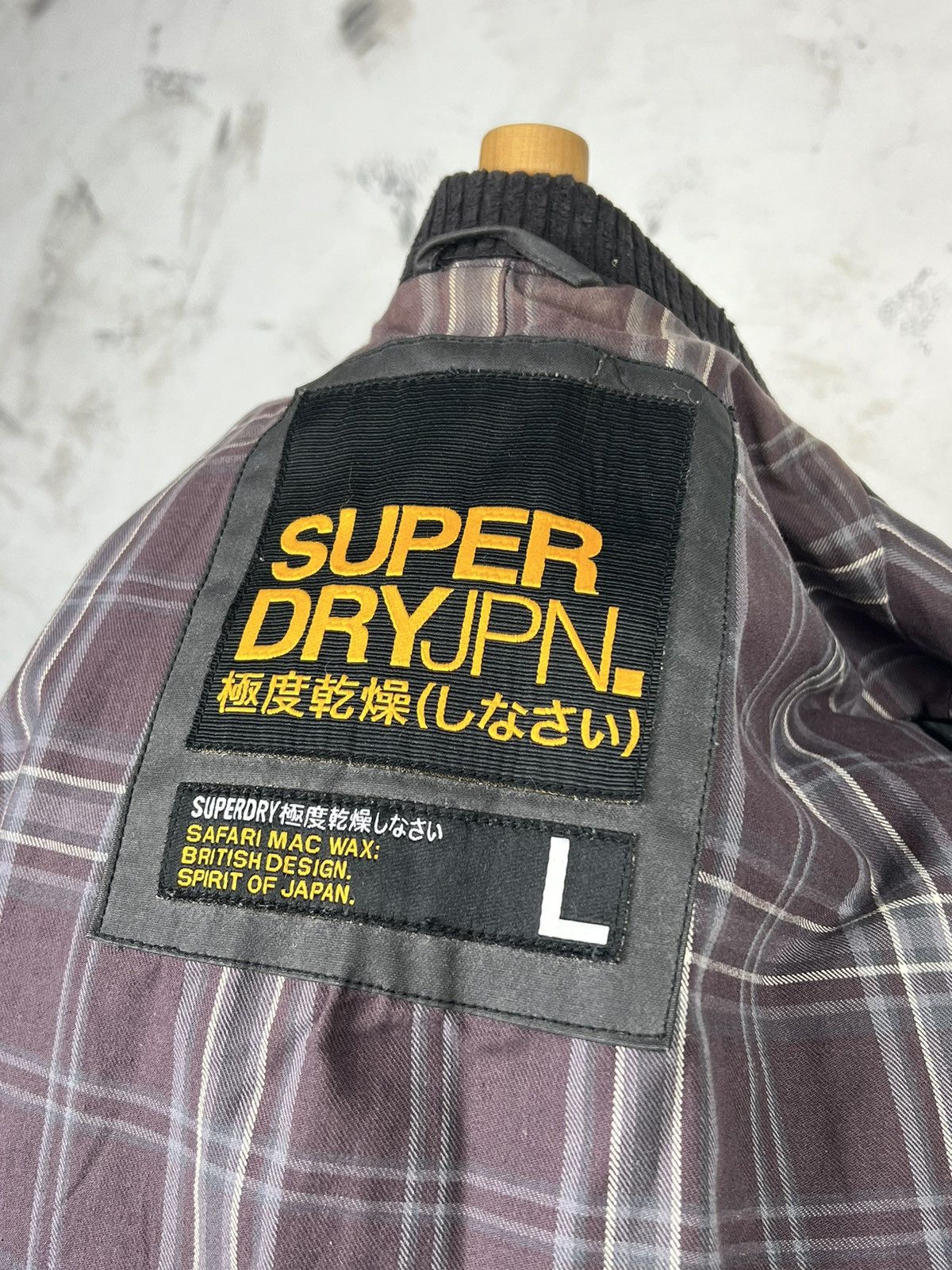 Superdry Vintage Superdry Safari Jacket Waxed Coat Size L Size L / US 10 / IT 46 - 12 Thumbnail