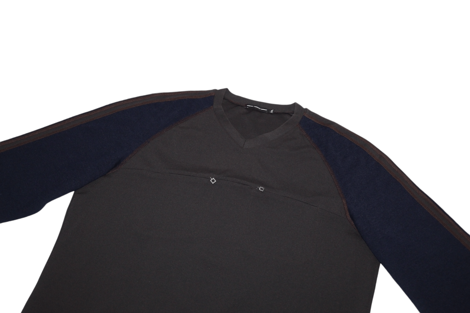 Marithe + Francois Girbaud 💥Marithe Francois Girbaud CRAVATATAKILLER V-neck L/S Size US XXL / EU 58 / 5 - 13 Thumbnail