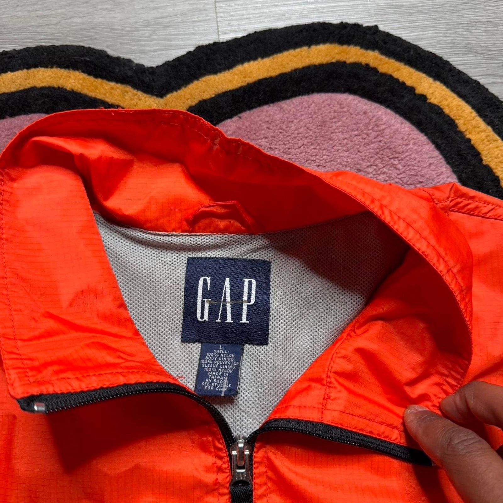 Gap × Vintage Vintage Y2K Gap Full Zip Lightweight Track Jacket Large Size US L / EU 52-54 / 3 - 3 Thumbnail
