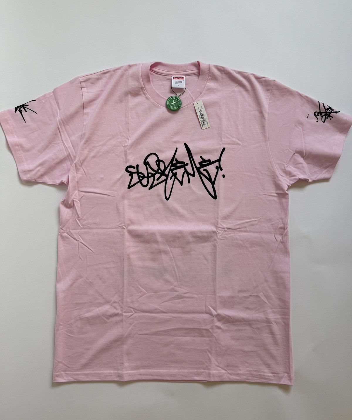 Supreme Supreme RAMMELLZEE Tag Tee 2020 Pink Large Size US L / EU 52-54 / 3 - 1 Thumbnail