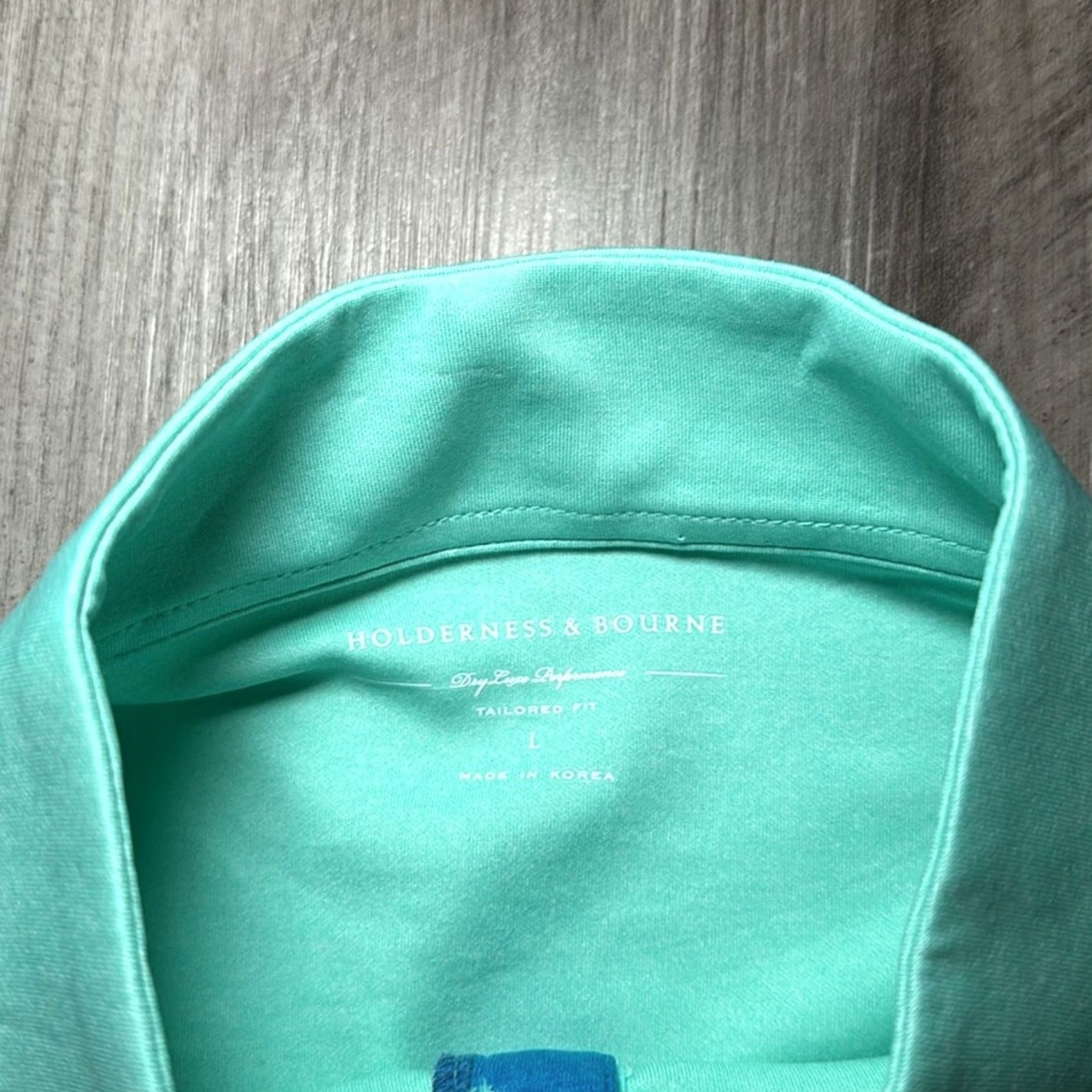 Vintage Holderness & Bourne Dry Luxe Performance Tailored Fit Quarter Zip Large Men Sweatshirt Green Size US L / EU 52-54 / 3 - 7 Thumbnail