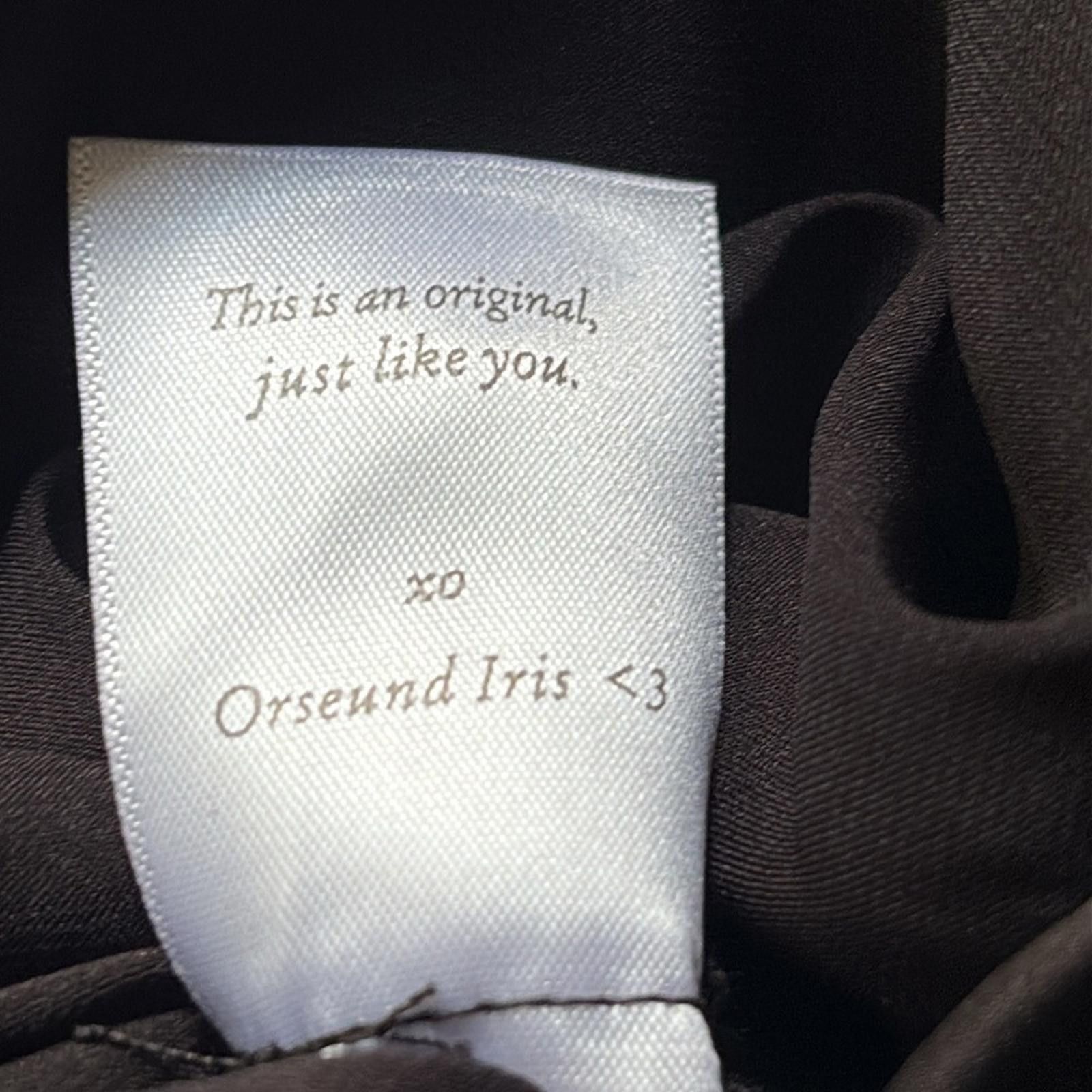 Orseund Iris ORSEUND IRIS Ruched Satin Dress Black Size Small Size S / US 4 / IT 40 - 10 Thumbnail