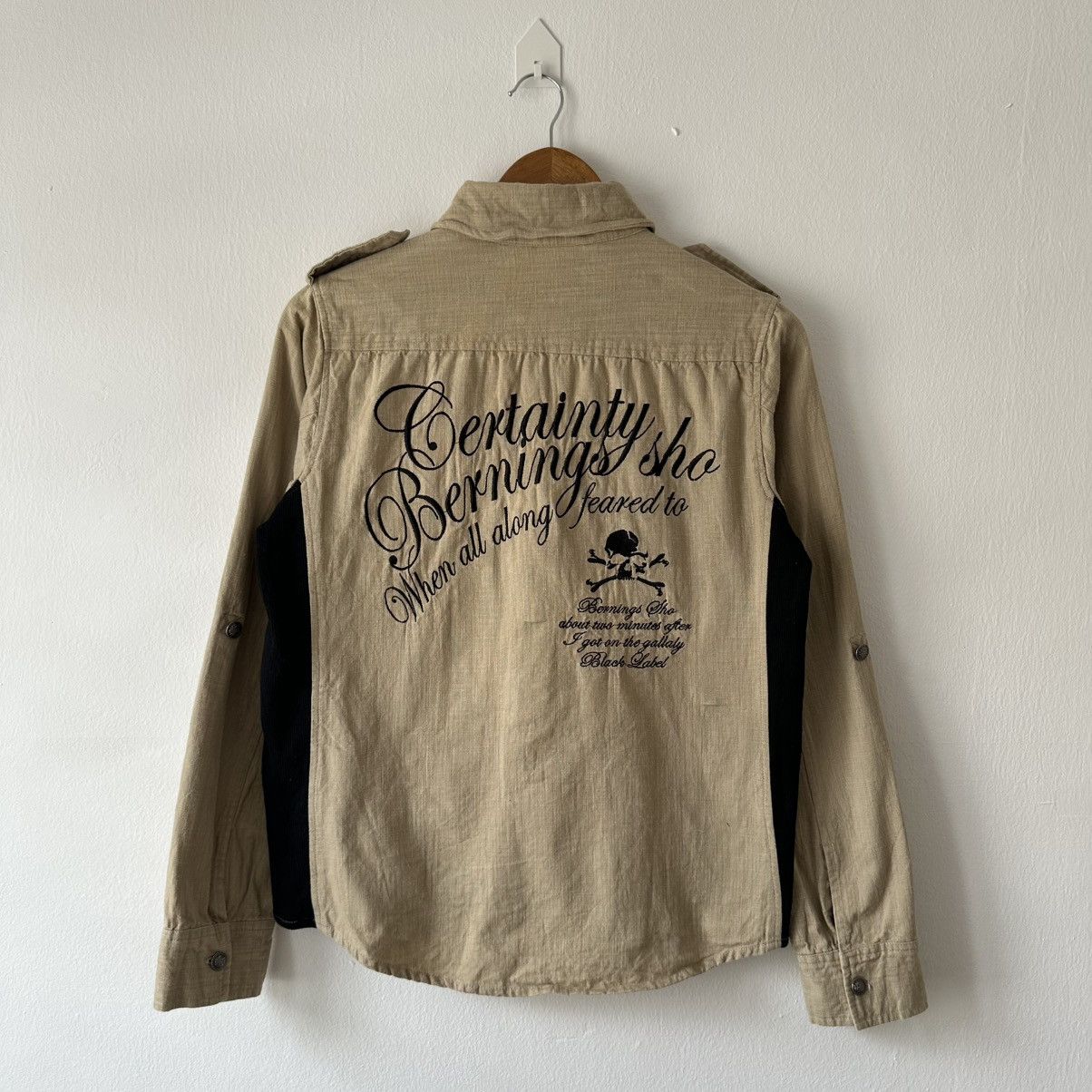 BERNINGS SHO Bernings Sho Black Label Skull Button Shirt Size US M / EU 48-50 / 2 - 1 Thumbnail
