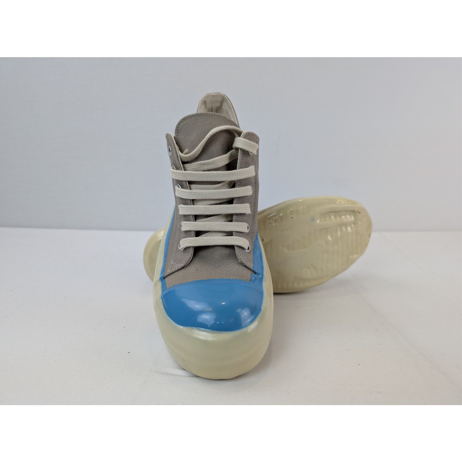 Rick Owens Drkshdw o1rshd1 Concordians low-top sneakers Dirty Pearl Light Blue Size US 8 / EU 41 - 13 Thumbnail