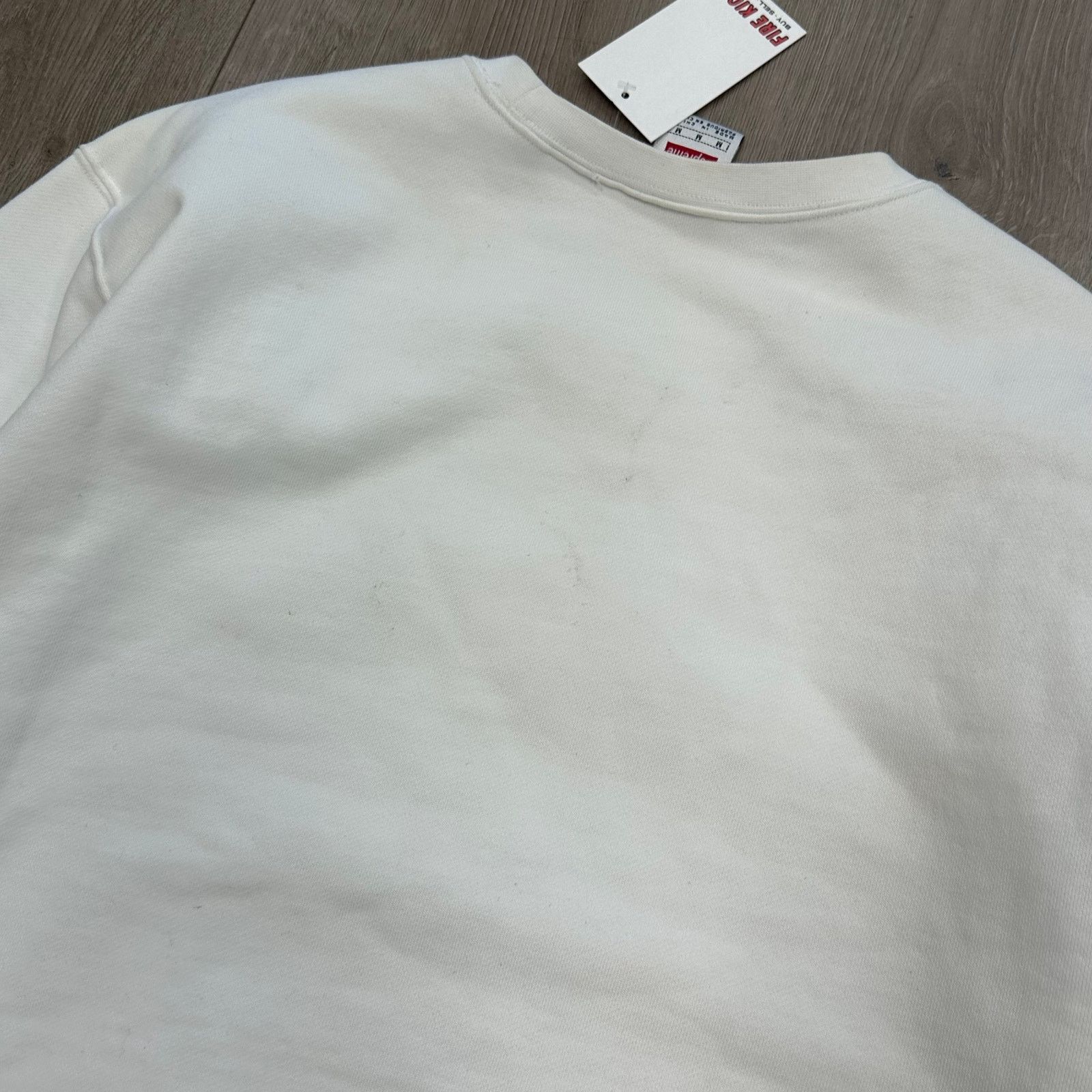 Nike × Supreme FW20 Supreme x Nike Jewel Crewneck Sweater White size Medium Size US M / EU 48-50 / 2 - 10 Thumbnail