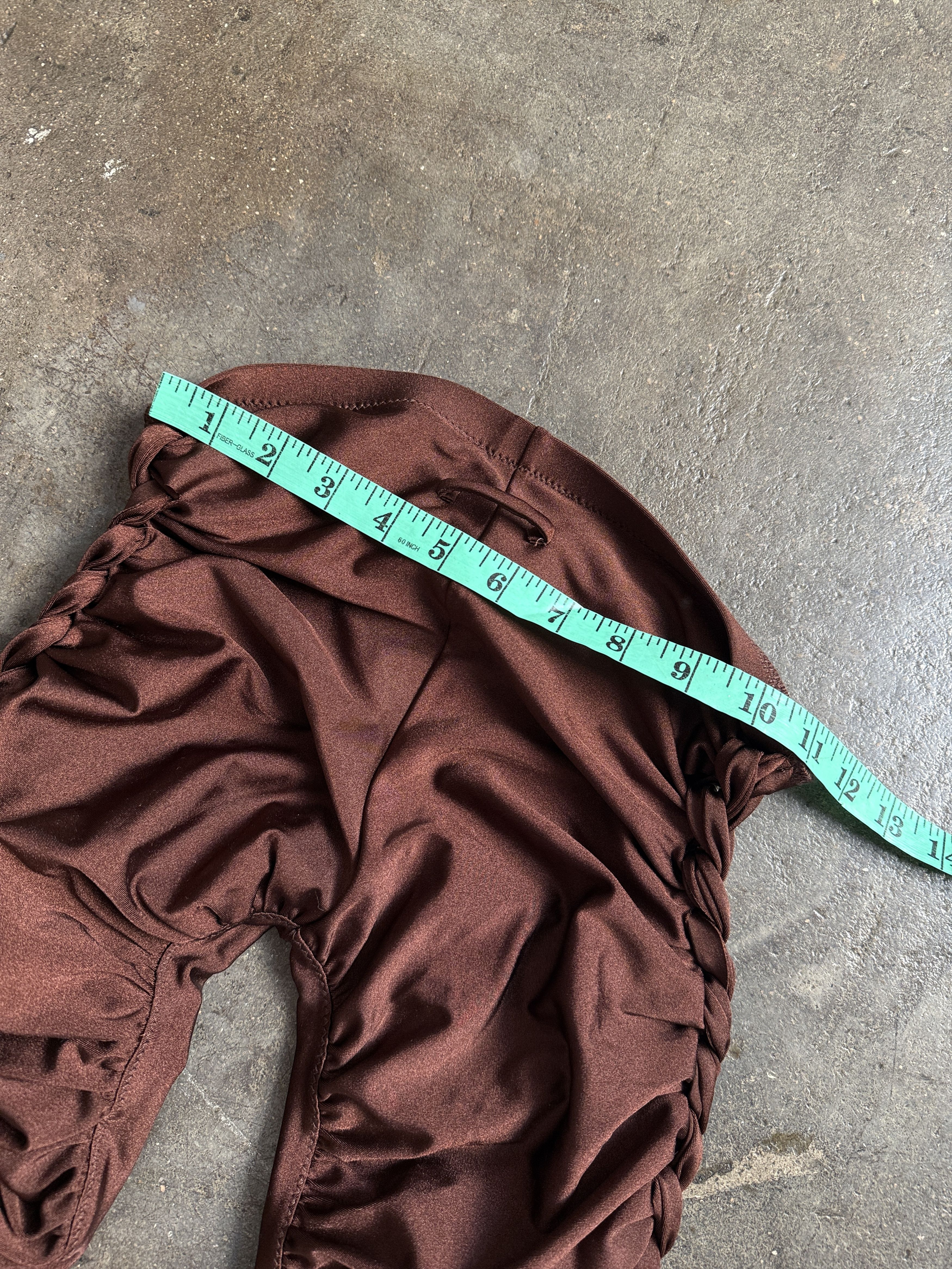 Jean Paul Gaultier Early 2000's Brand New Twisted Capri Tights Size 26" / US 2 / IT 38 - 10 Thumbnail
