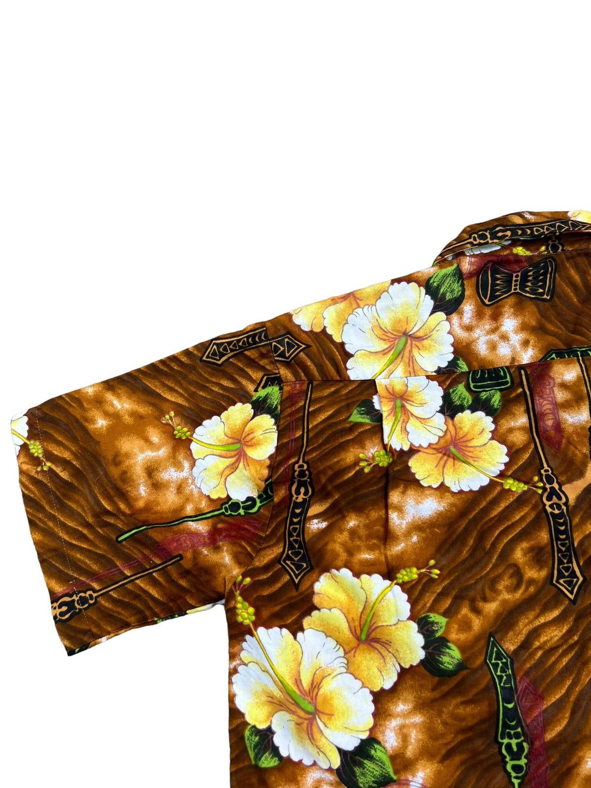 Vintage Vintage 70s Hawaiian Imperial Djembe Bongo Hawaii Shirt Size US S / EU 44-46 / 1 - 17 Thumbnail