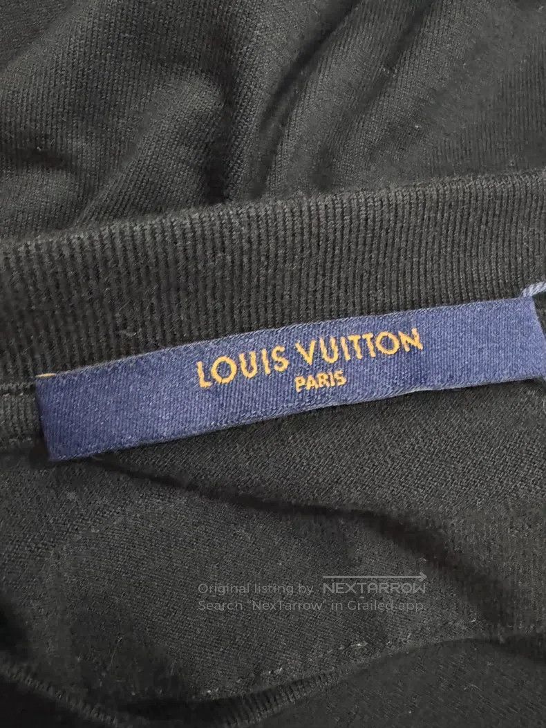 Louis Vuitton Louis Vuitton Color Letter Logo Print Crew Neck Long Sleev Size US L / EU 52-54 / 3 - 4 Thumbnail