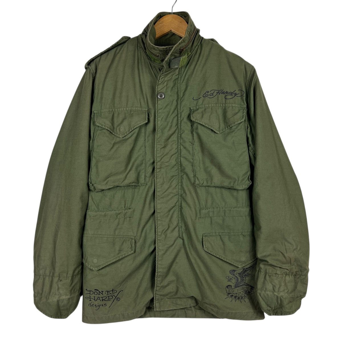 Ed Hardy Vintage Ed Hardy Alpha Industries M 65 Field Jacket Size US S / EU 44-46 / 1 - 2 Thumbnail