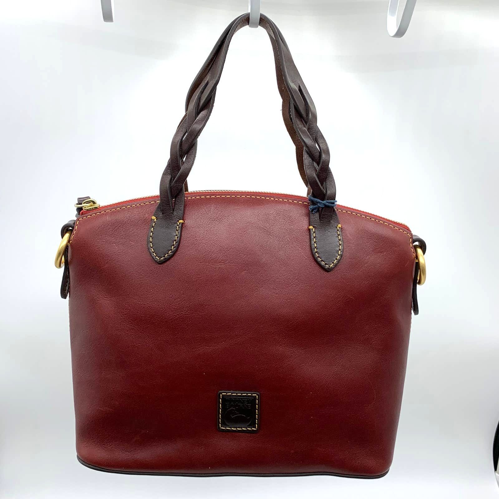 Dooney & Bourke Dooney & Bourke Florentine Leather Purse Small Heidi Satchel Size ONE SIZE - 1 Thumbnail