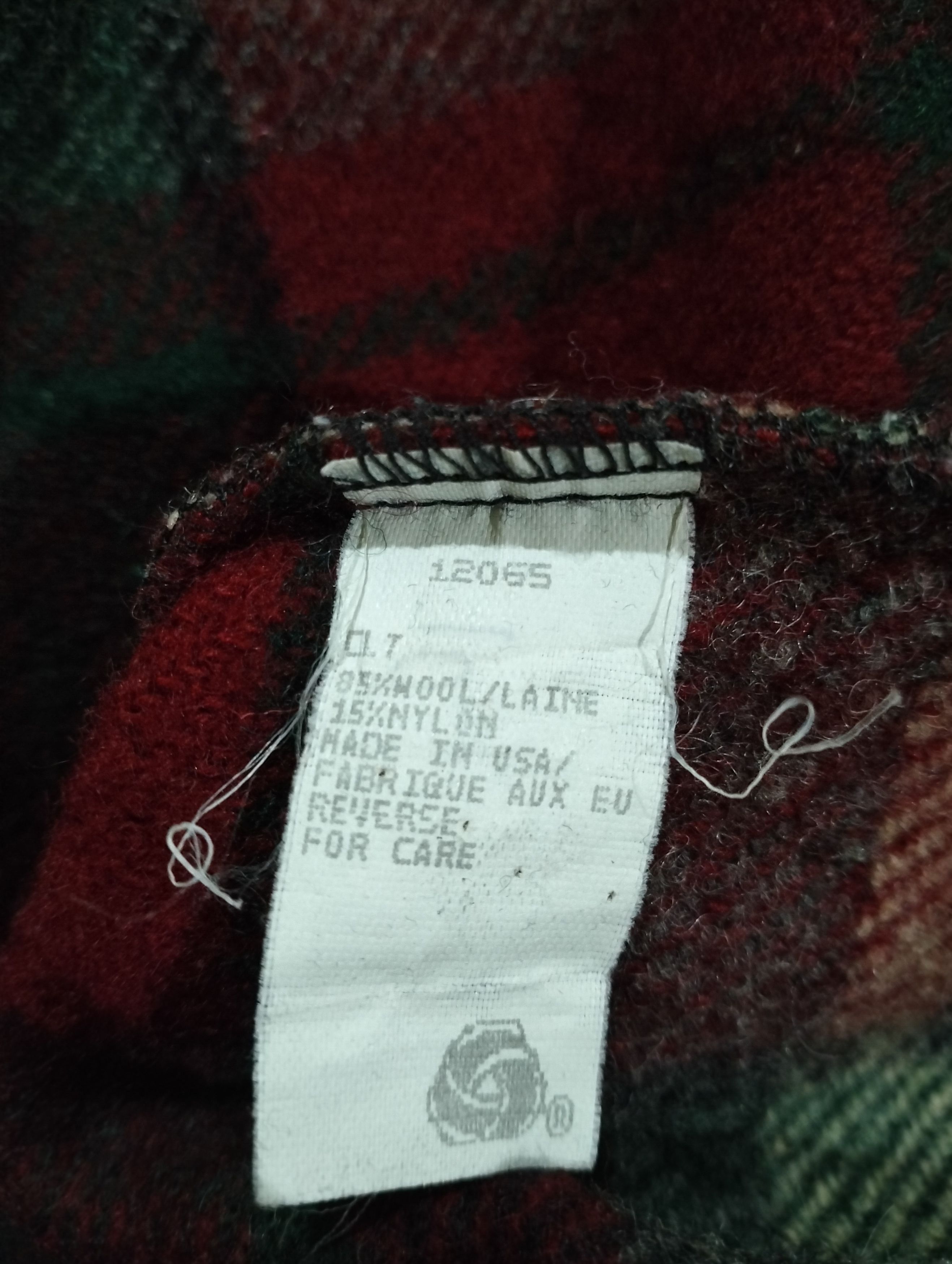 Woolrich Woolen Mills Vintage Woolrich Wool Half Zipper Rugged OutdoorWear Jacket Size US XL / EU 56 / 4 - 14 Thumbnail