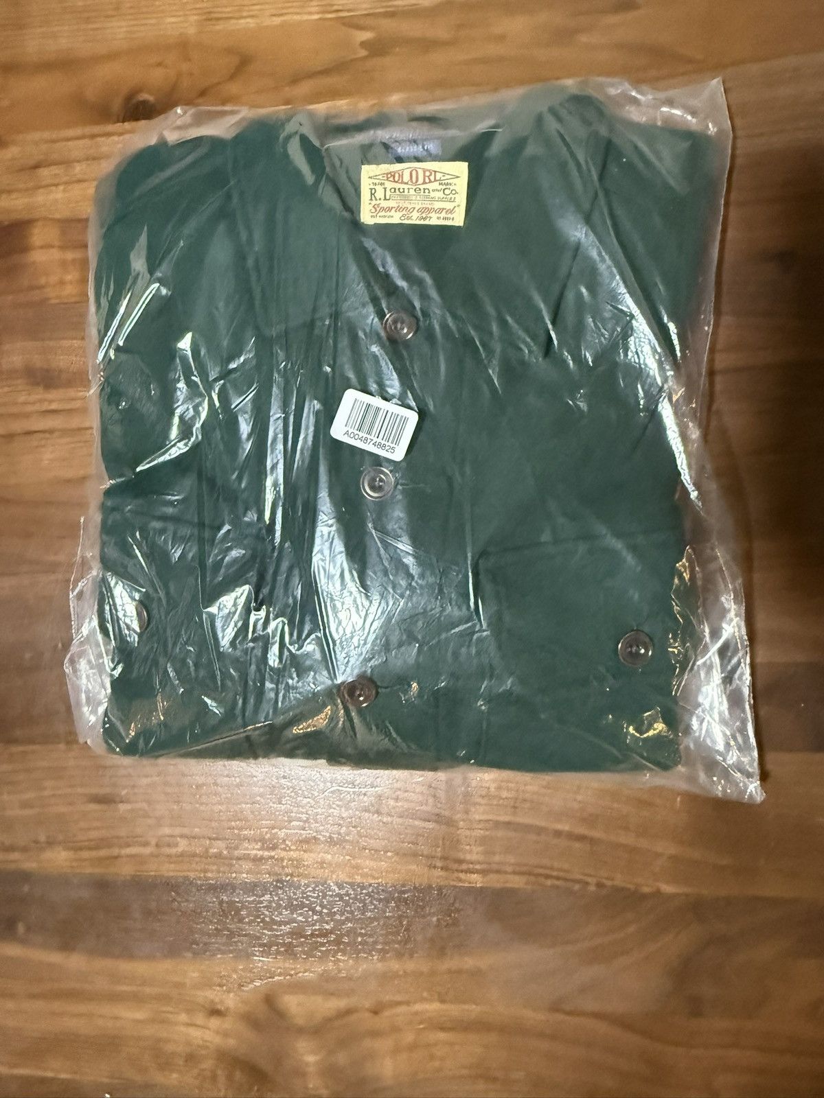 Polo Ralph Lauren Polo Ralph Lauren Suede-Patch Wool Twill Overshirt Green XL Size US XL / EU 56 / 4 - 7 Thumbnail