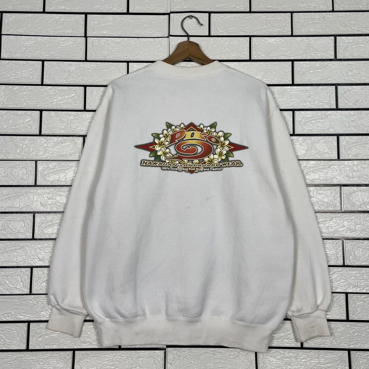 Japanese Brand Piko Hawaian Longboard Wear Sweatshirt Size US M / EU 48-50 / 2 - 7 Thumbnail