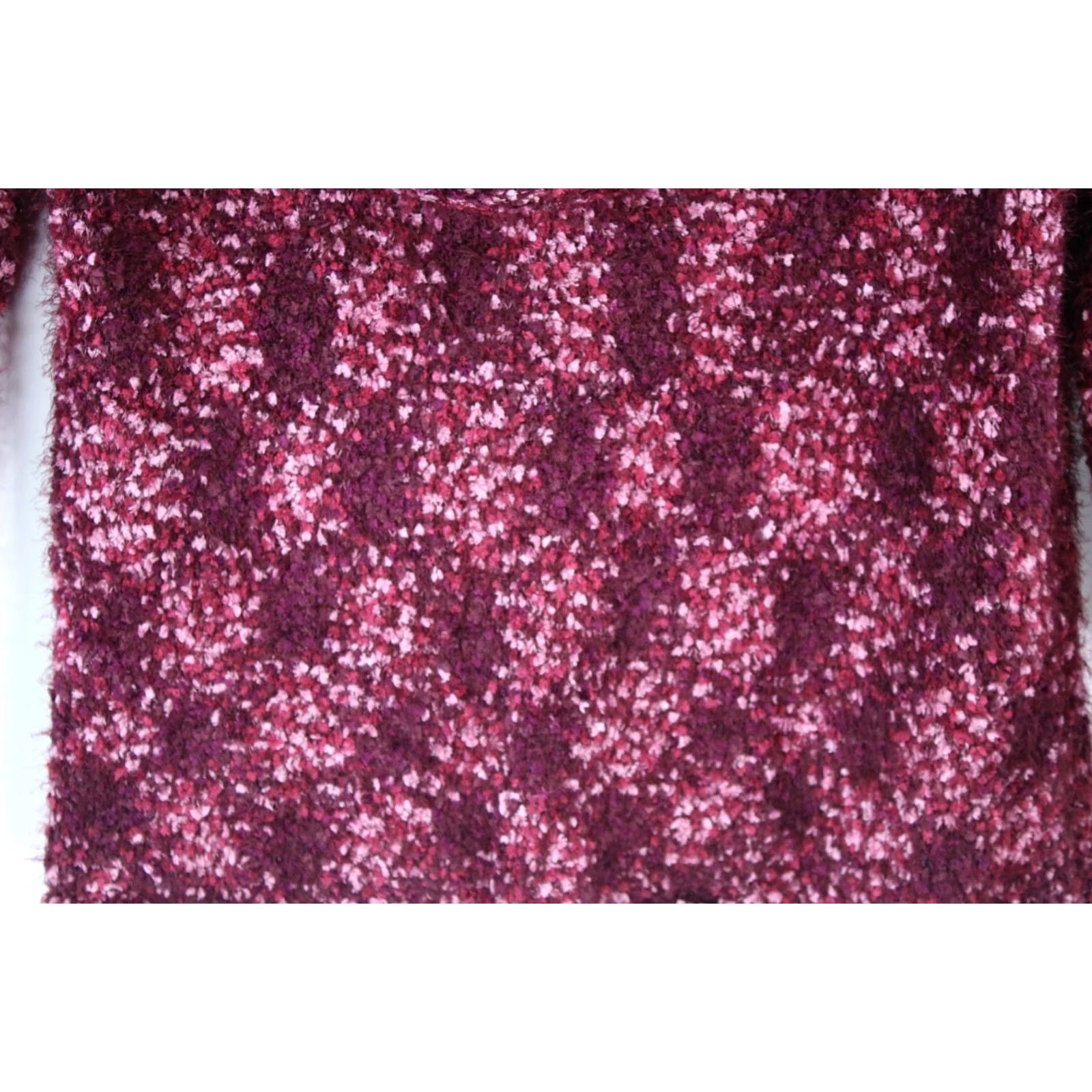 Vintage VINTAGE Knox Rose Womens Brandy Wine On Off Shoulder Pullover Fuzzy Sweater Size XXL Size XXL / US 16-18 / IT 52-54 - 3 Thumbnail