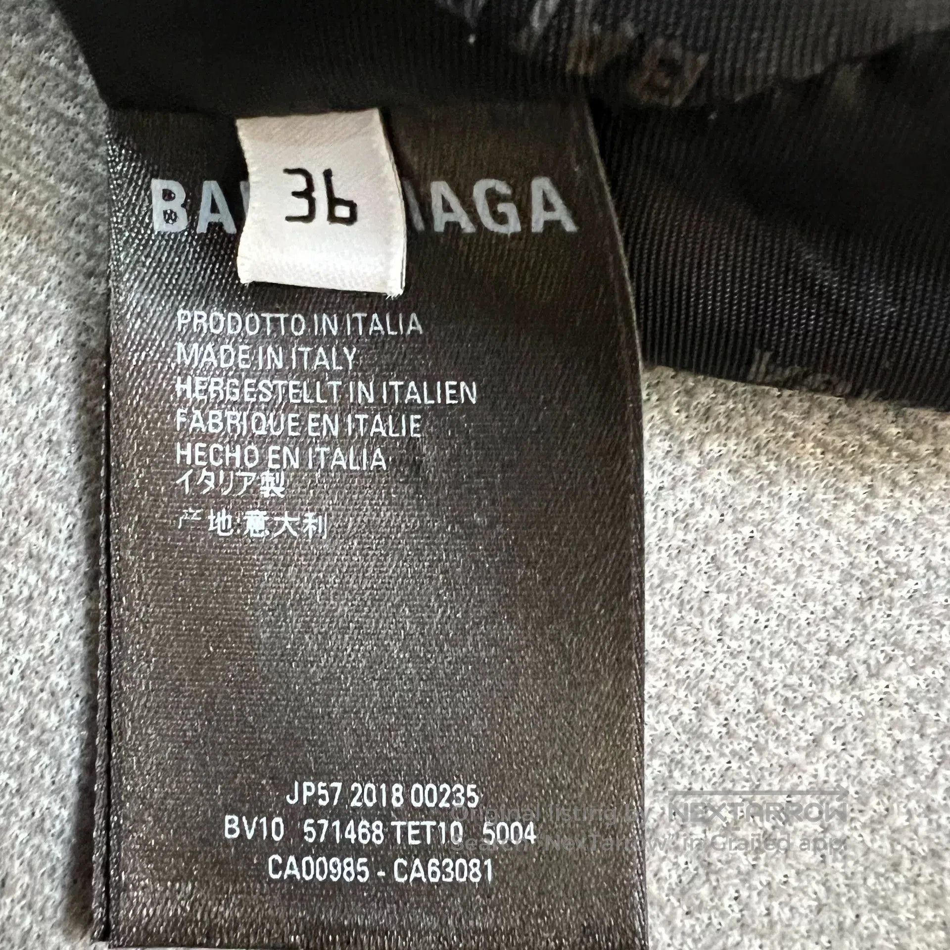 Balenciaga Balenciaga Blue Striped Wool Shirt Coat. Size XS / US 0-2 / IT 36-38 - 5 Thumbnail
