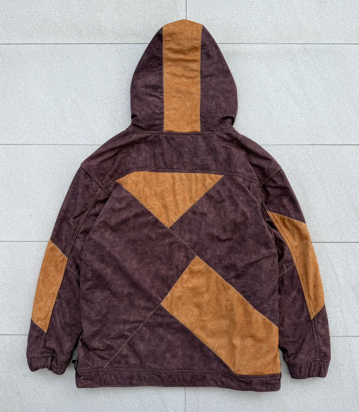 Pelle Pelle VTG Pelle Pelle Patchwork With A Y2K Baggy Fit/Cargo Pockets Size US XXL / EU 58 / 5 - 3 Thumbnail