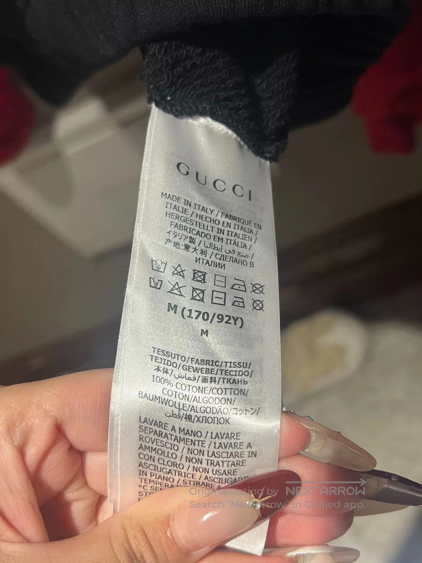 Gucci GUCCI Black Hooded Sweatshirt for Women. Size M / US 6-8 / IT 42-44 - 4 Thumbnail