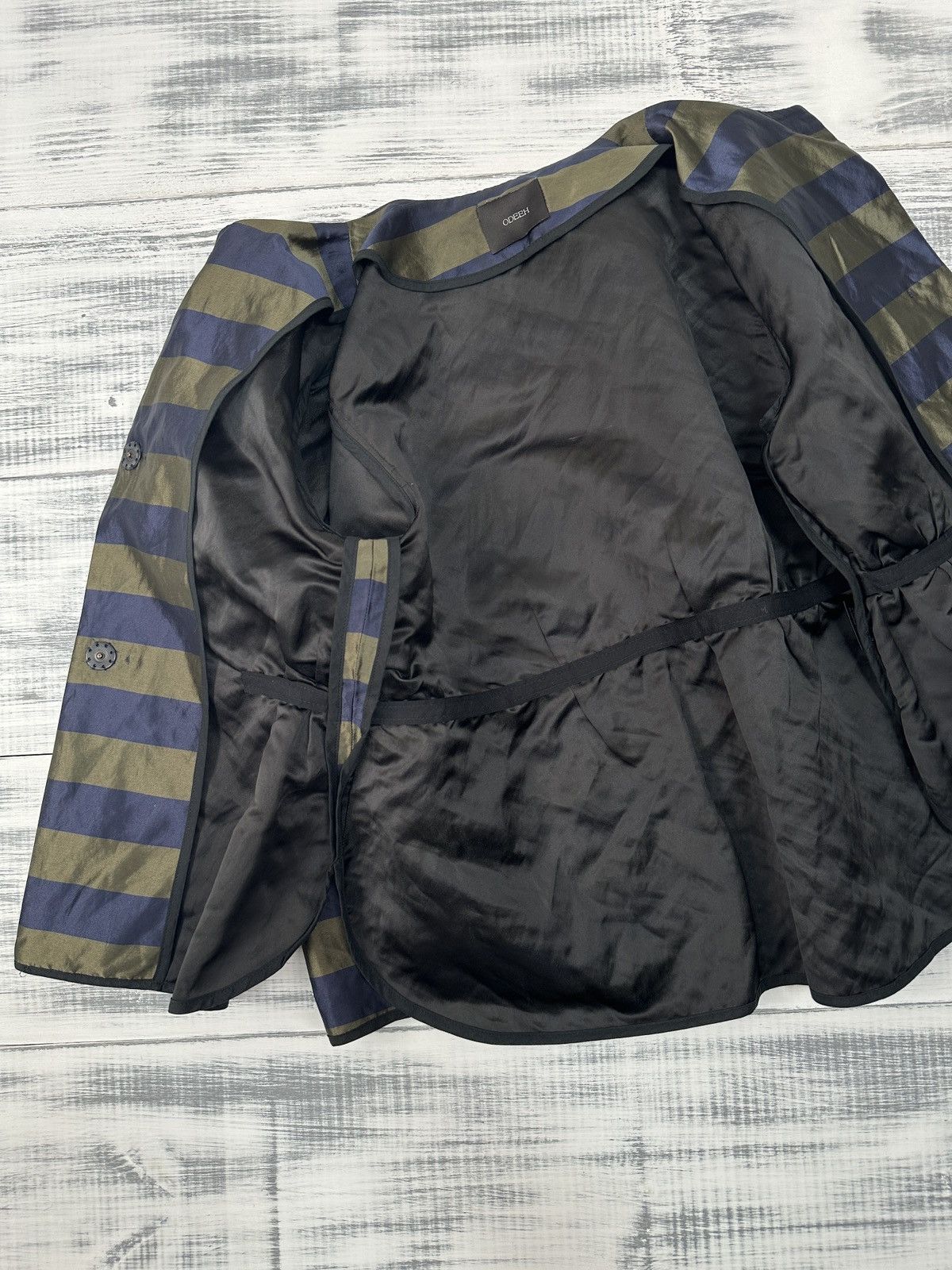 Other ODEEH Germany Metallic Organdi Striped Blazer Jacket size 36 Size S / US 4 / IT 40 - 6 Thumbnail