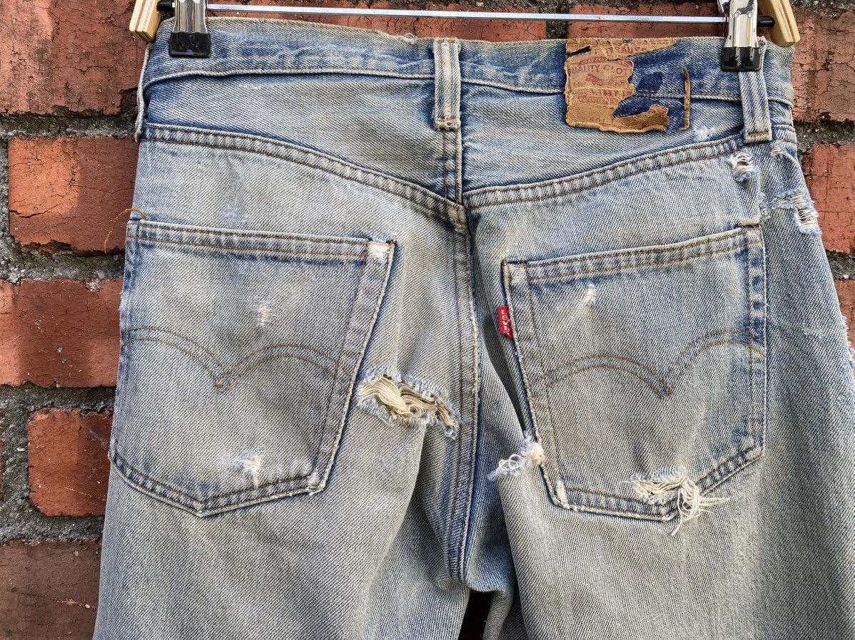 Levi's Vintage Clothing W30x32 vintage levi's redline distressed ripped jeans USA Size US 30 / EU 46 - 4 Thumbnail