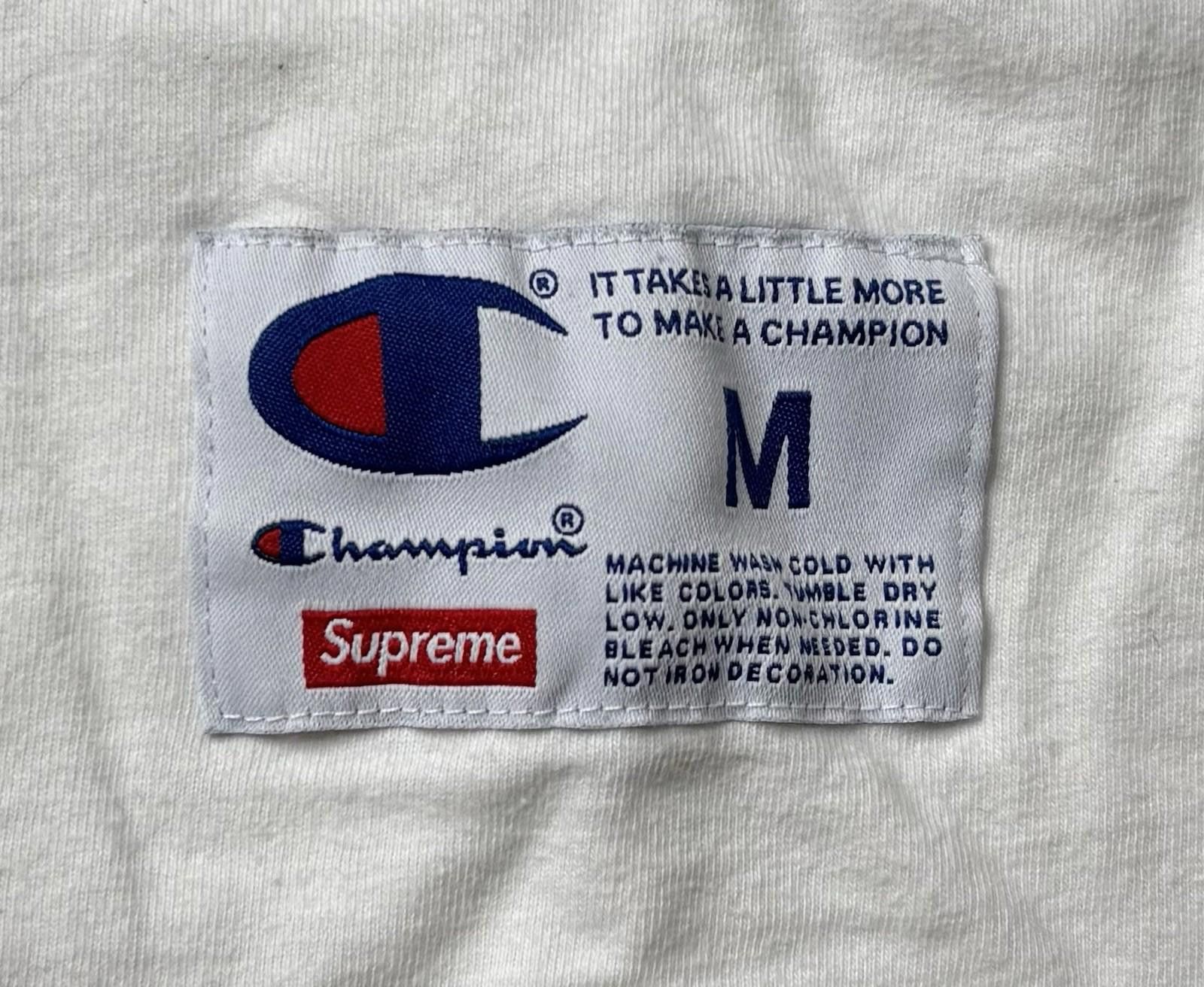Supreme Champion X Supreme T-Shirt Men's Medium Long Sleeve Size US M / EU 48-50 / 2 - 7 Thumbnail