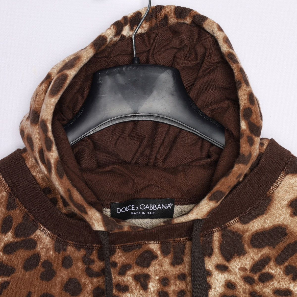 Dolce & Gabbana Dolce Gabbana Vintage Leopard Camo Printed Hoodie Size XS / US 0-2 / IT 36-38 - 4 Thumbnail