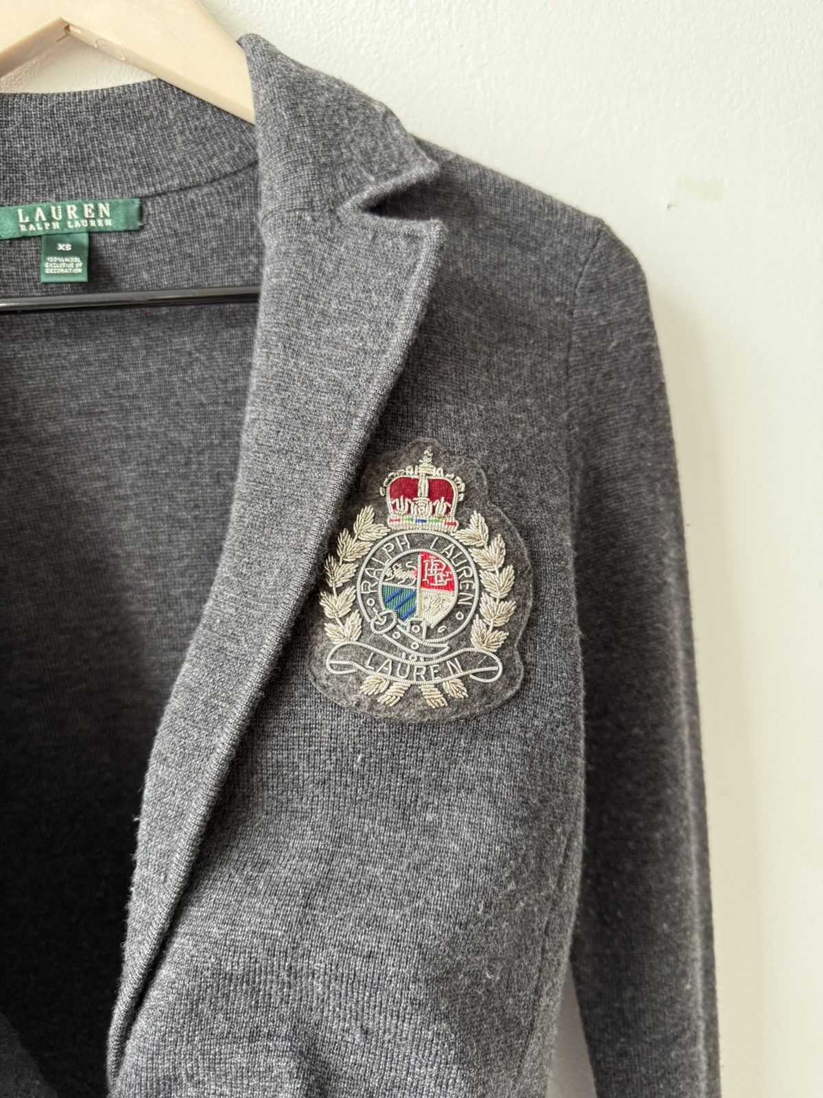 Polo Ralph Lauren Polo Ralph Lauren Gray Wool Women Cardigan Size XS / US 0-2 / IT 36-38 - 5 Thumbnail