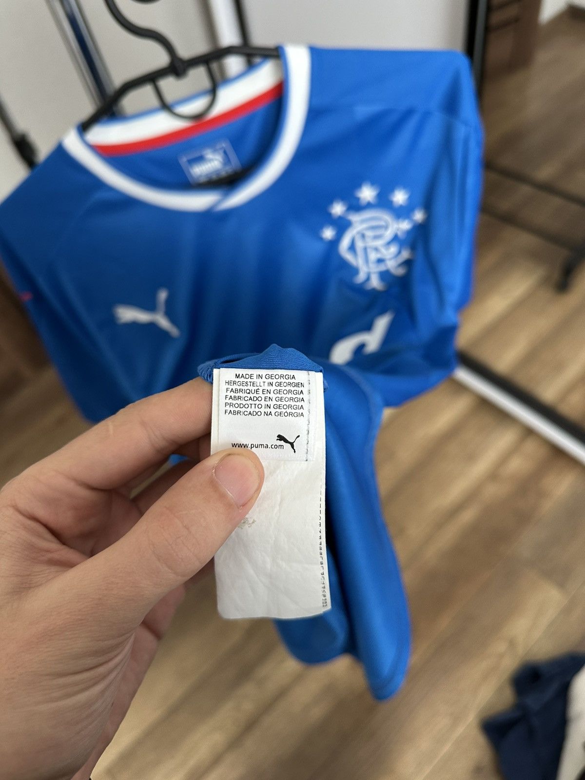Puma 2016/2018 Puma Rangers Dodoo Soccer Jersey T-Shirt Size US M / EU 48-50 / 2 - 16 Thumbnail