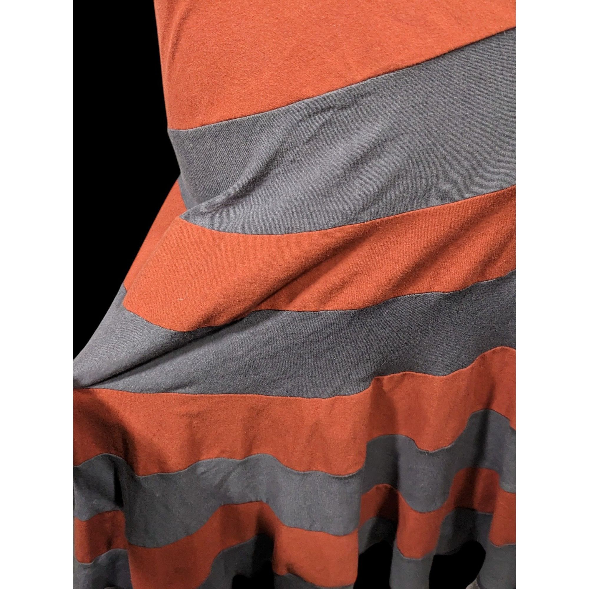 Other Aimee G Grub Asymmetrical Striped Midi Dress Size XS Size XS / US 0-2 / IT 36-38 - 3 Thumbnail