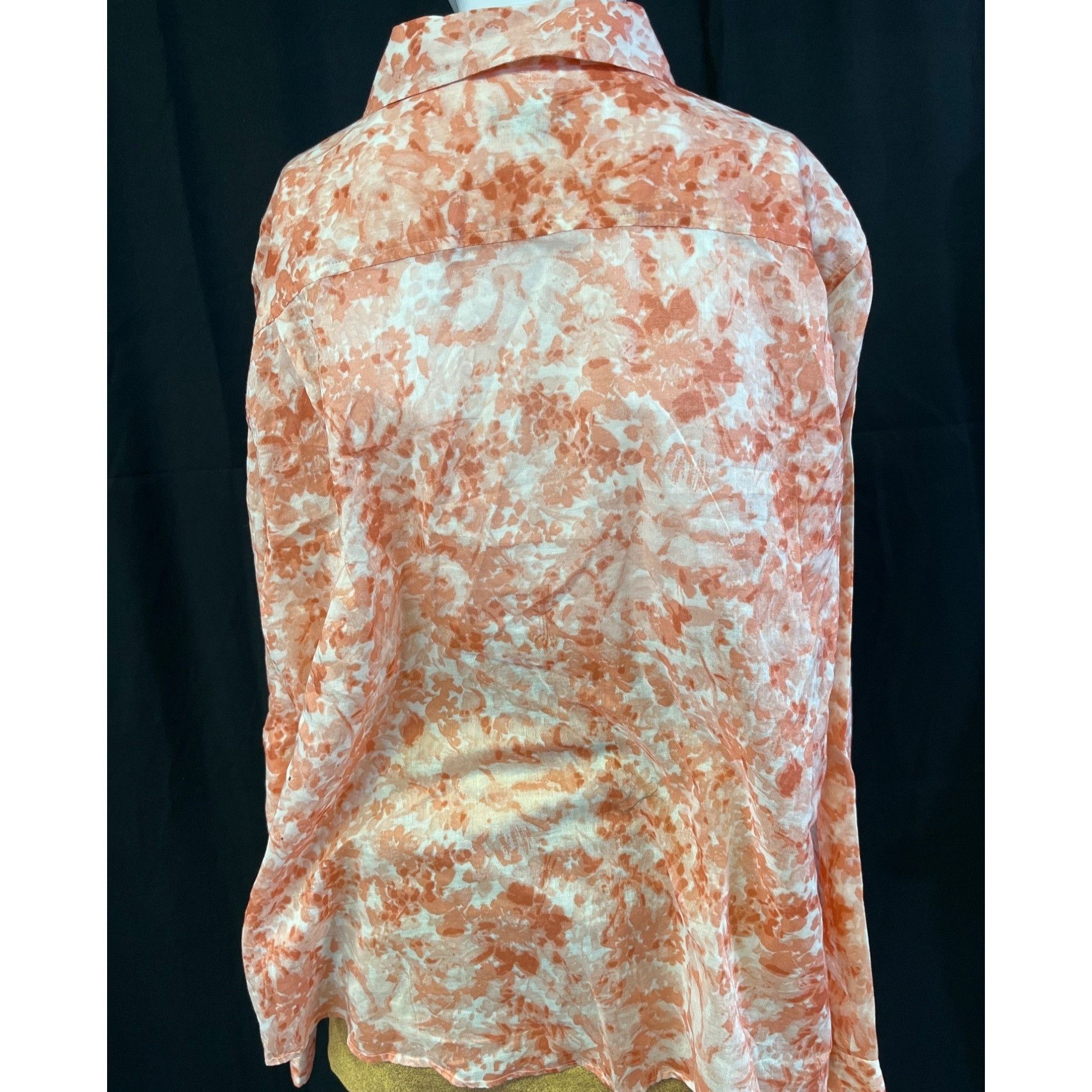 Talbots Talbots Women's Pink Floral Shirt/Button Up Sz 16WP SKU 4227 Size XXL / US 16-18 / IT 52-54 - 2 Thumbnail