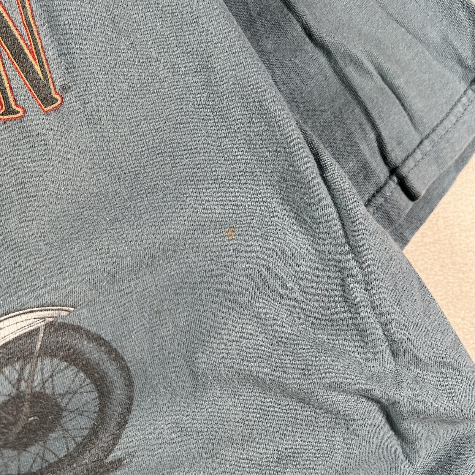 Harley Davidson Vintage Harley Davidson Female Biker New Hampshire Tee Size US L / EU 52-54 / 3 - 3 Thumbnail