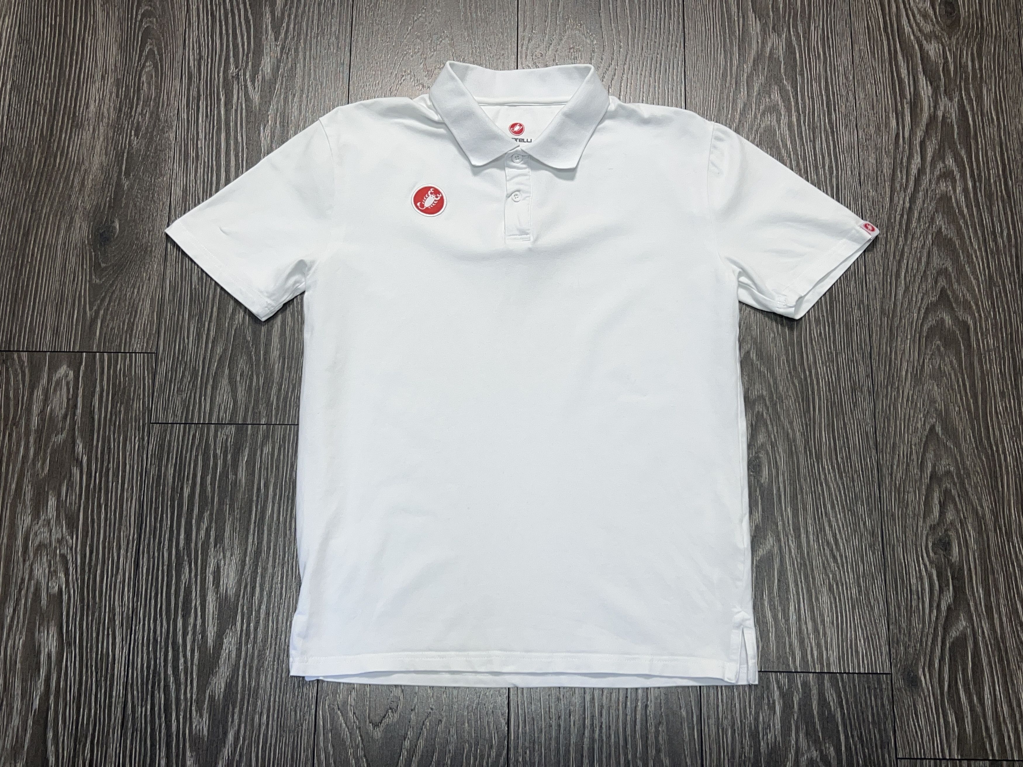 Other Mens Castelli Classic Cotton Polo T Shirt Tee Cycling Brand Size US M / EU 48-50 / 2 - 1 Thumbnail
