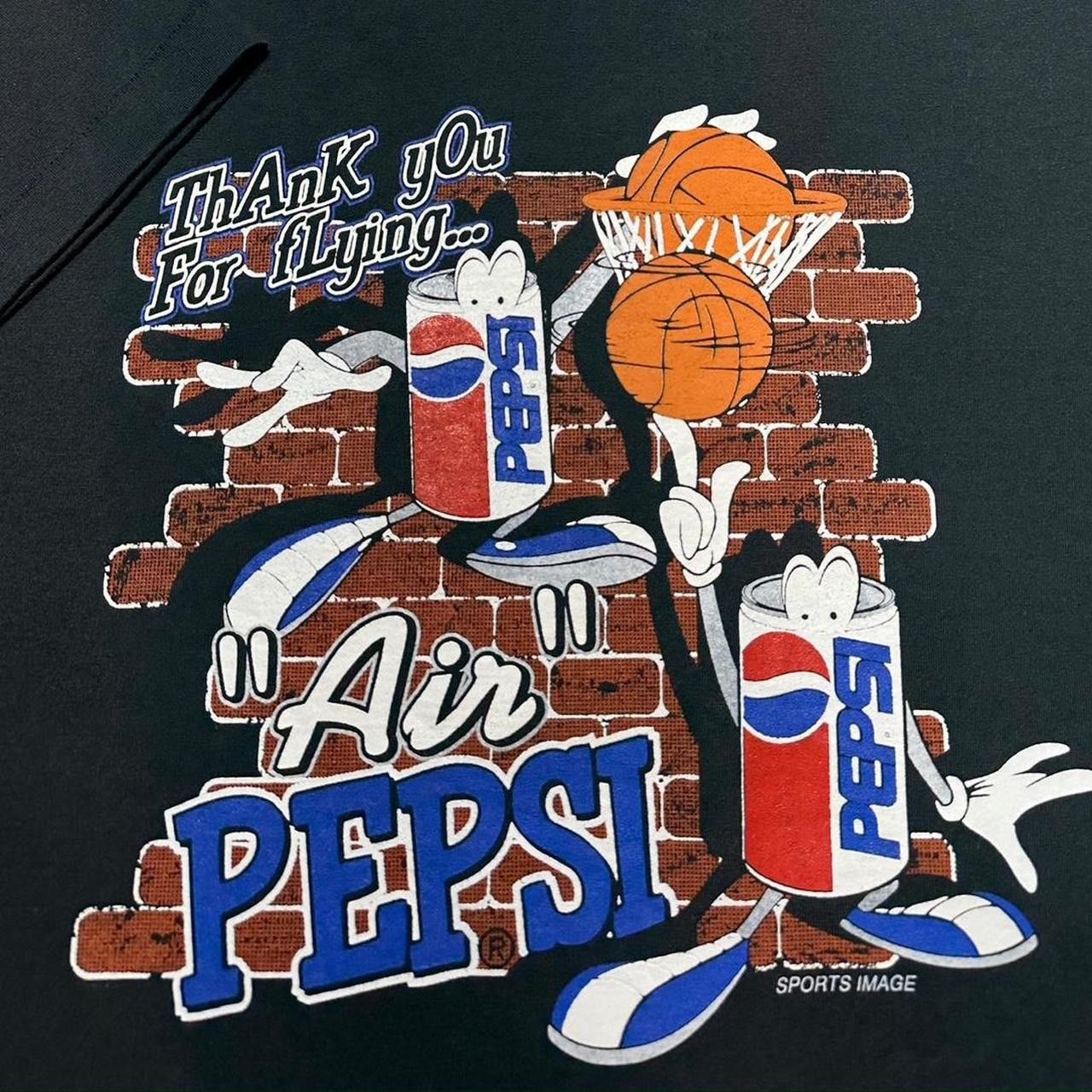 Fruit Of The Loom × Pepsi × Vintage Vintage Air Pepsi Thank You for Flying T-Shirt Size US XL / EU 56 / 4 - 3 Thumbnail
