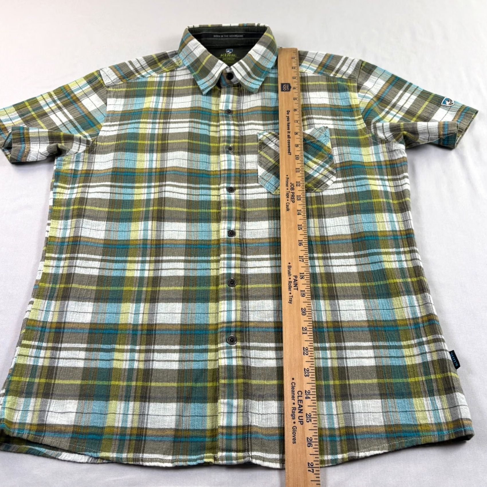 Vintage Kuhl Shirt Mens M Plaid Eluxur Button Up Organic Cotton Outdoor Hiking Camp Shirt Mens M Plaid Eluxur Button-Up Cotton Outdoor Camp Size US M / EU 48-50 / 2 - 7 Thumbnail